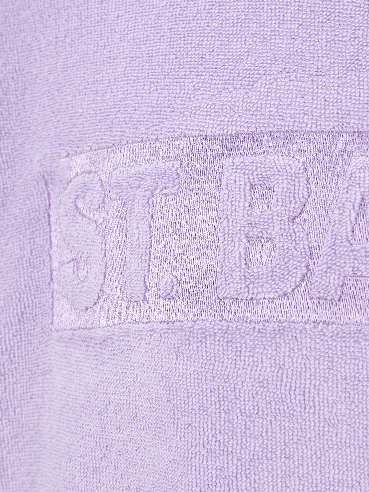 Felpa lilla da bambina Briony in spugna con logo Saint Barth - Image 3