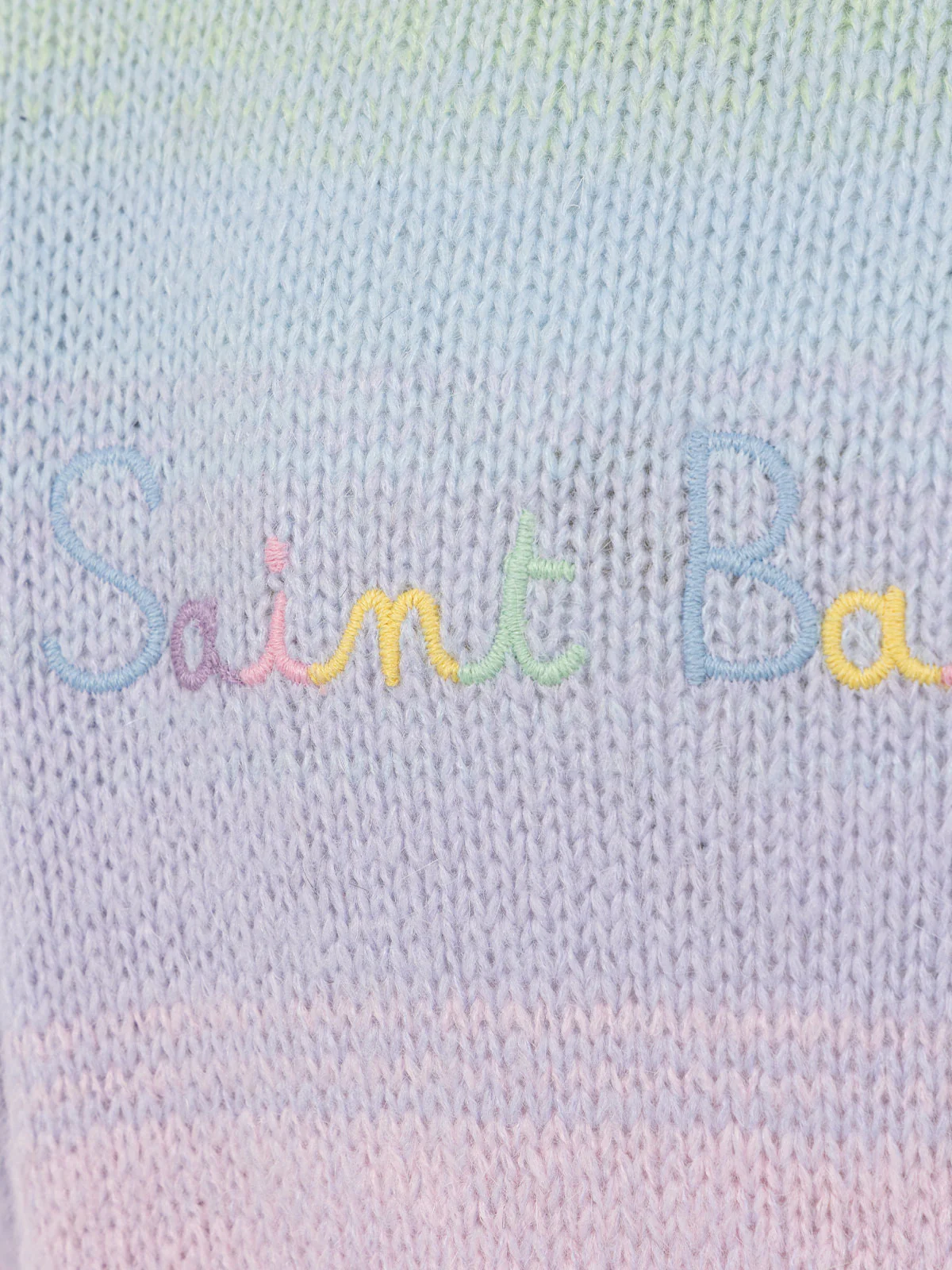 Maglione girocollo a righe multicolore da bambina Danya - Image 3