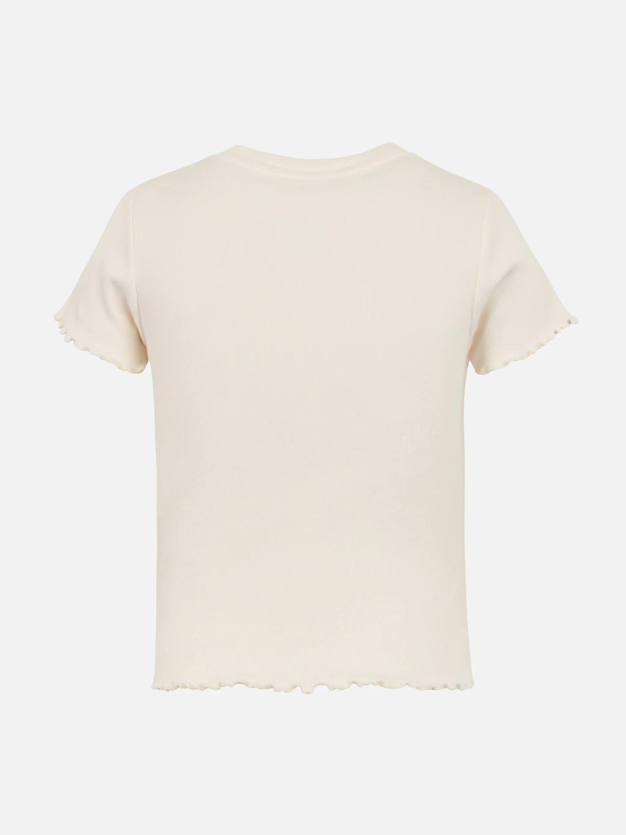 T-shirt da bambina a costine Serena Jr con ricamo Baby Star - Image 3