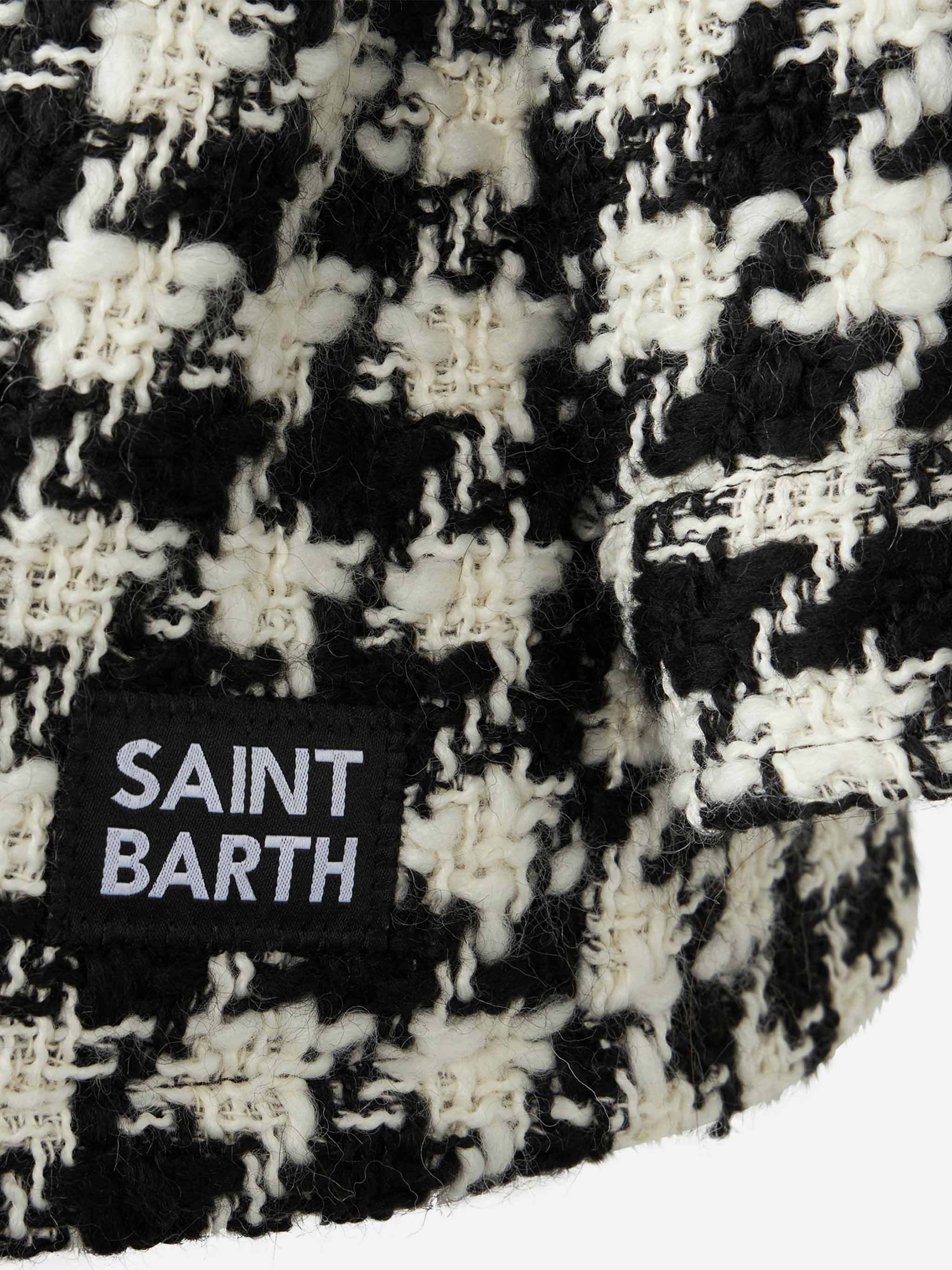 Giacca overshirt da bambina con stampa pied de poule - Image 3
