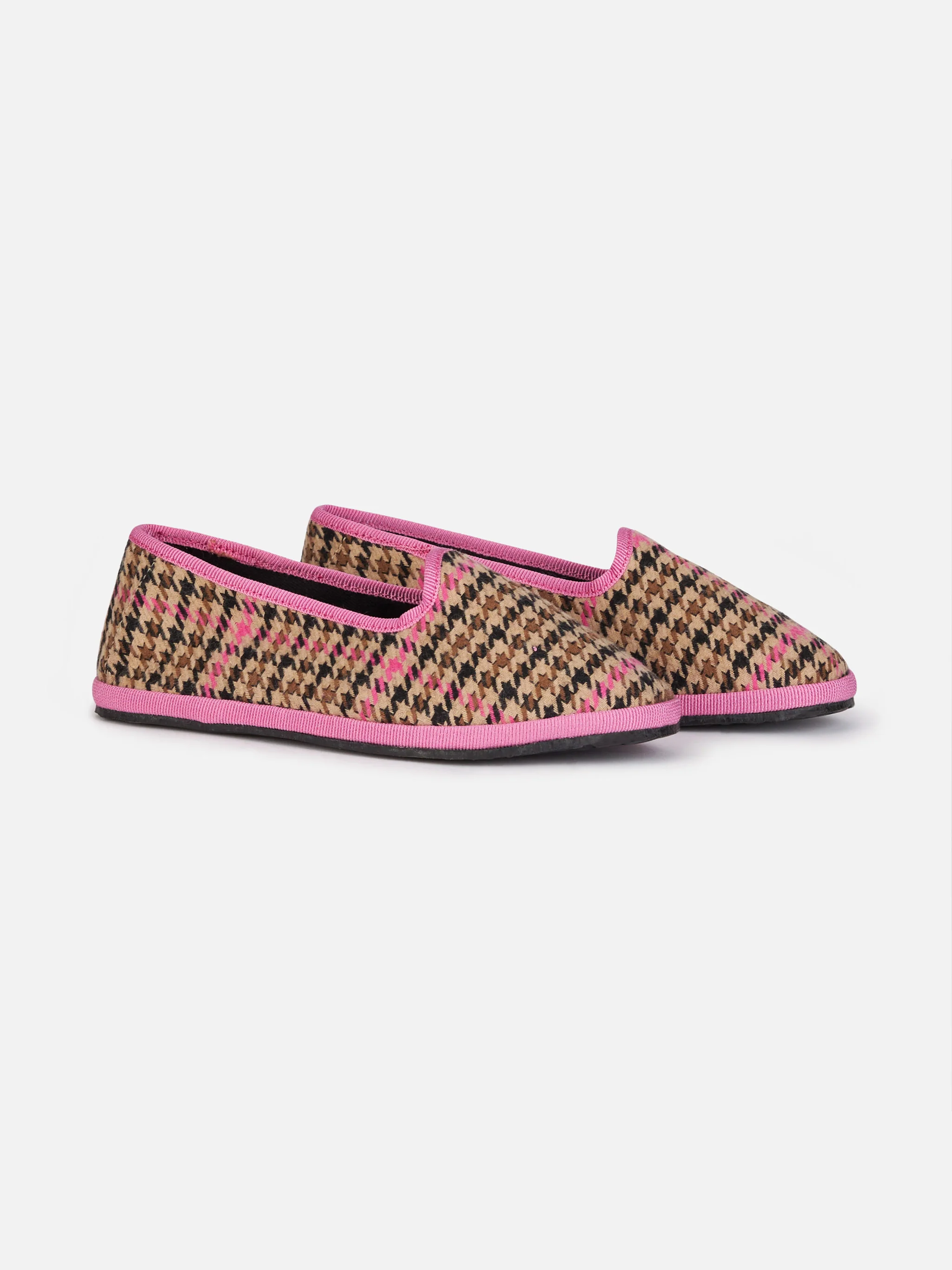Mocassini pantofola pied de poule da bambina | MY CHALOM SPECIAL EDITION - Image 2