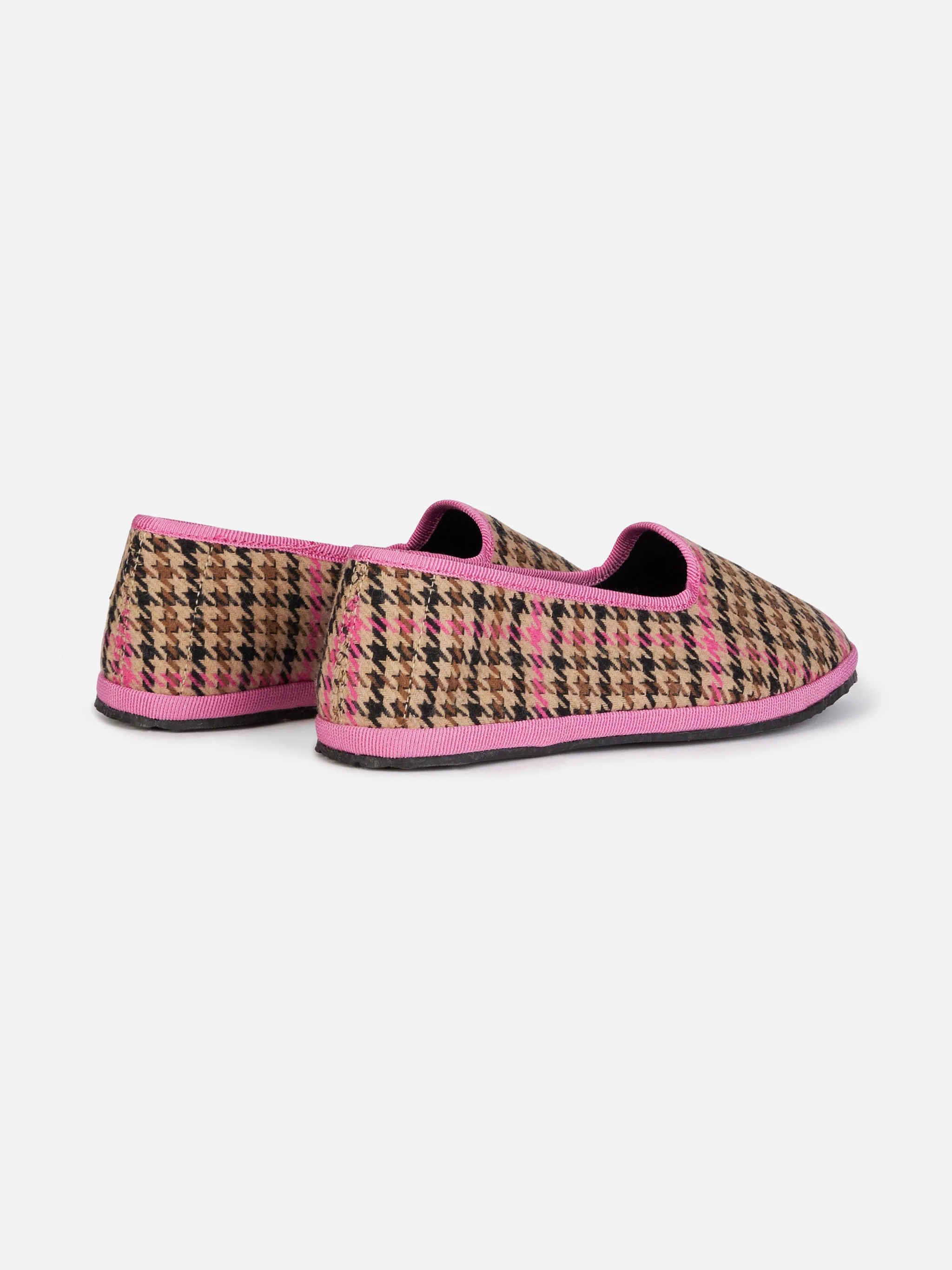 Mocassini pantofola pied de poule da bambina | MY CHALOM SPECIAL EDITION - Image 3