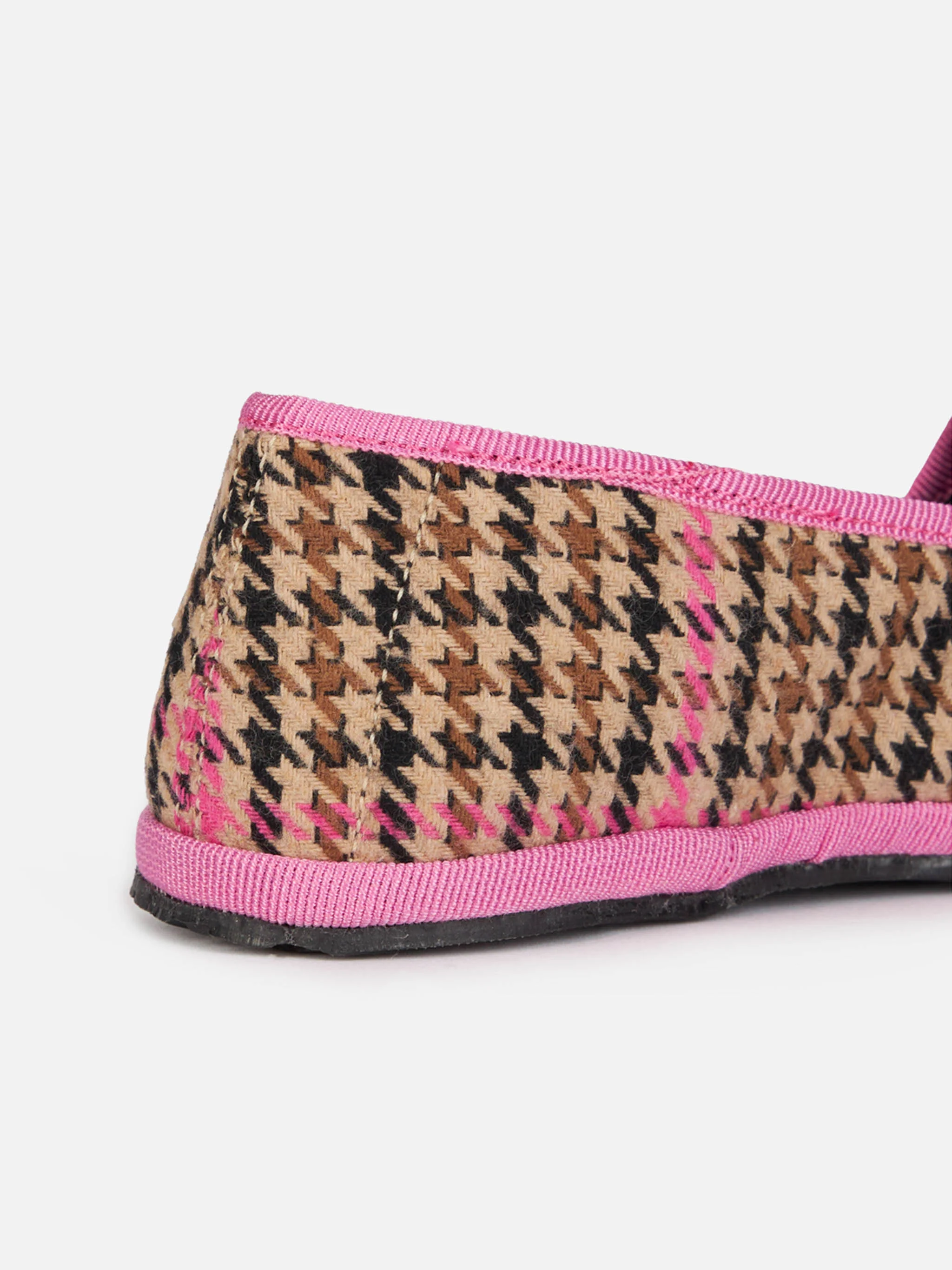 Mocassini pantofola pied de poule da bambina | MY CHALOM SPECIAL EDITION - Image 4
