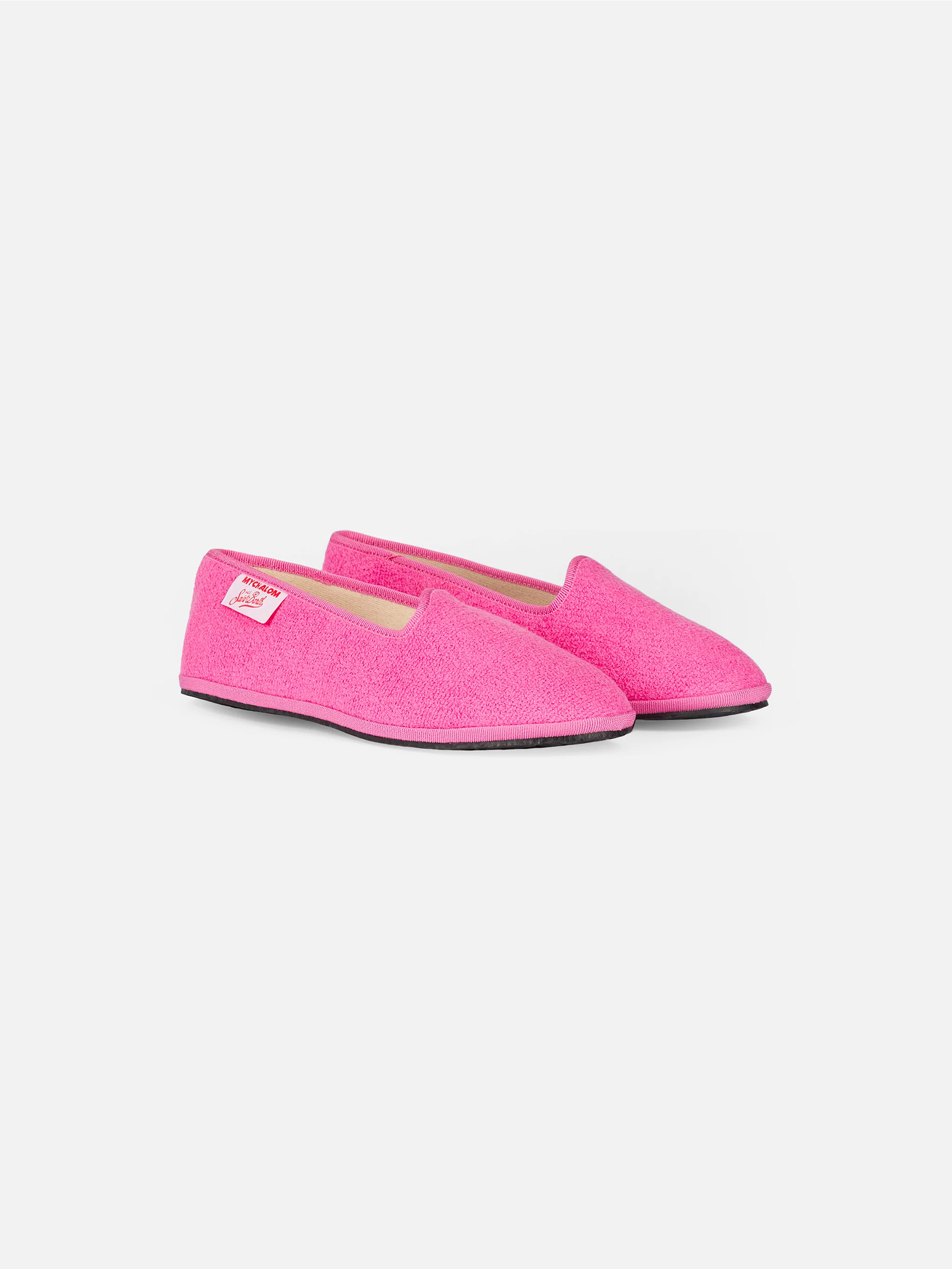 Mocassino pantofola da bambina in spugna rosa | MY CHALOM EDIZIONE SPECIALE - Image 2