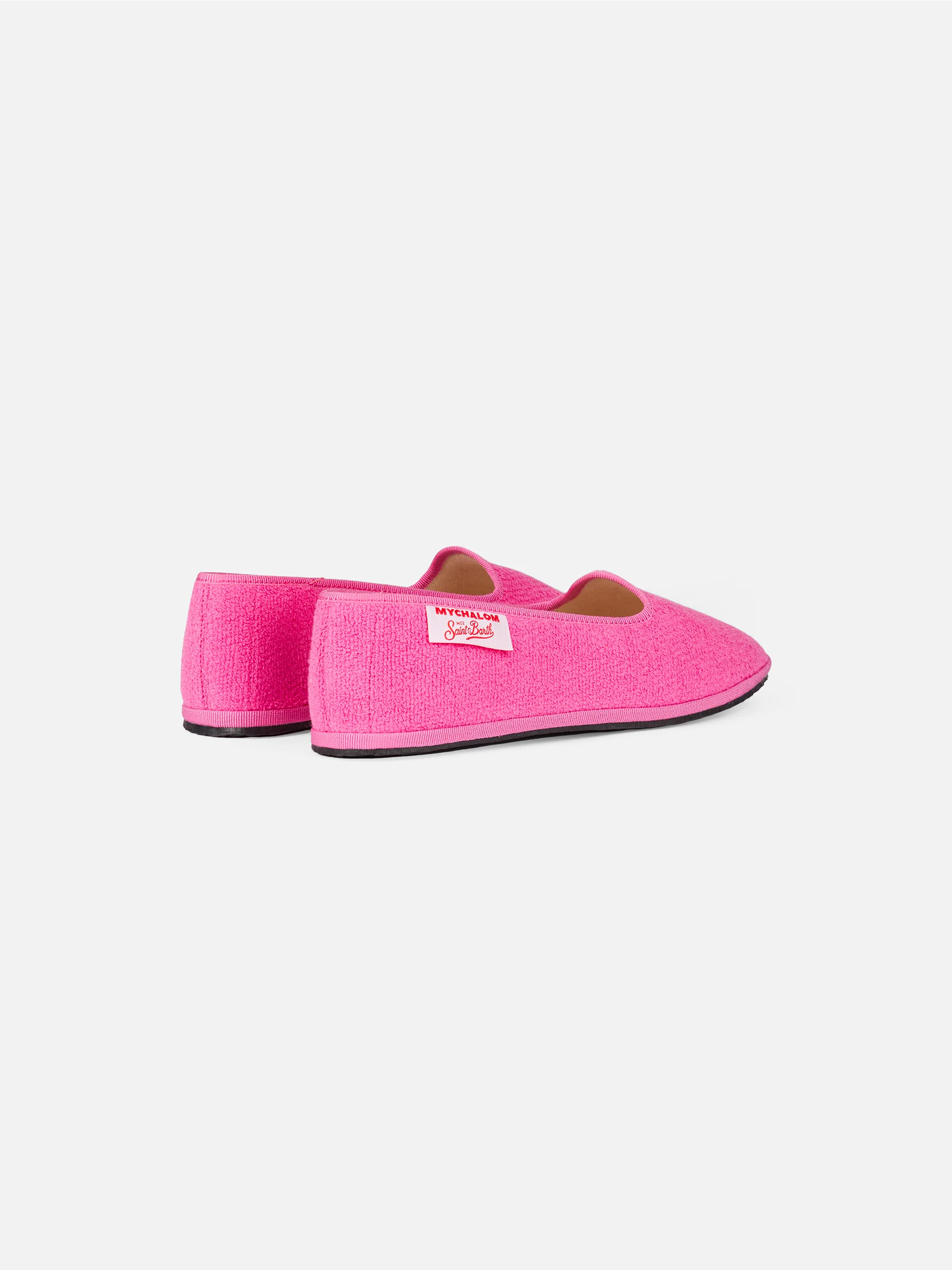 Mocassino pantofola da bambina in spugna rosa | MY CHALOM EDIZIONE SPECIALE - Image 4