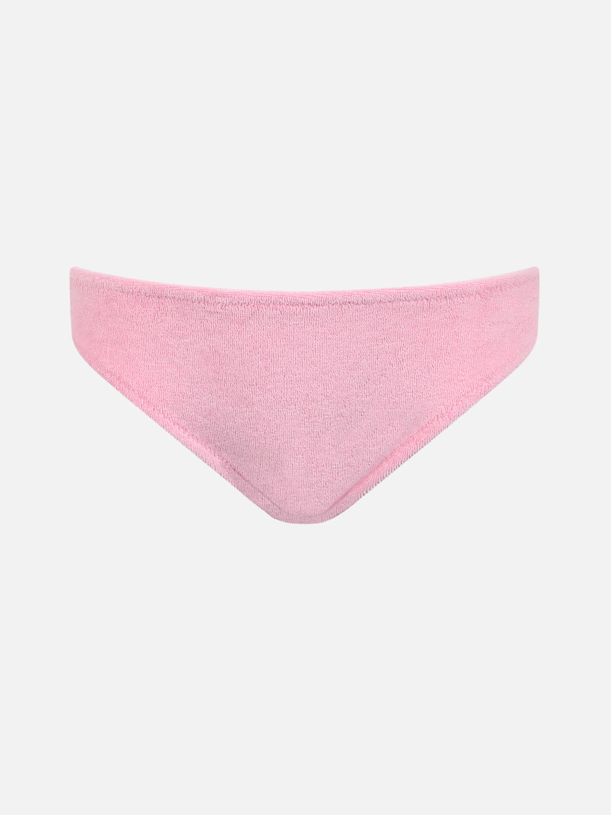 Slip da bagno da bambina in spugna rosa con fiocco - Image 2