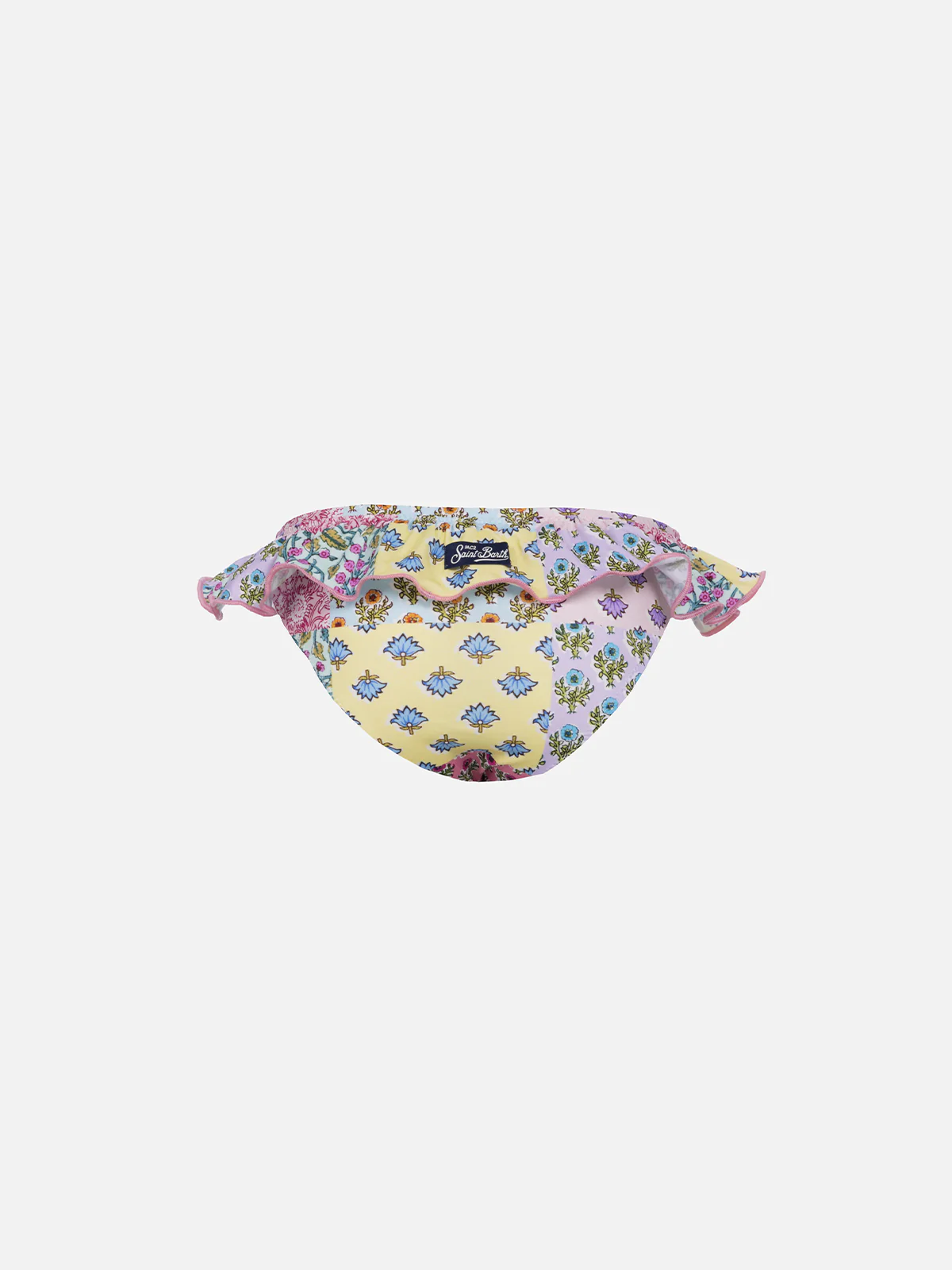 Slip da bagno con volant da bambina Melly con stampa floreale - Image 2