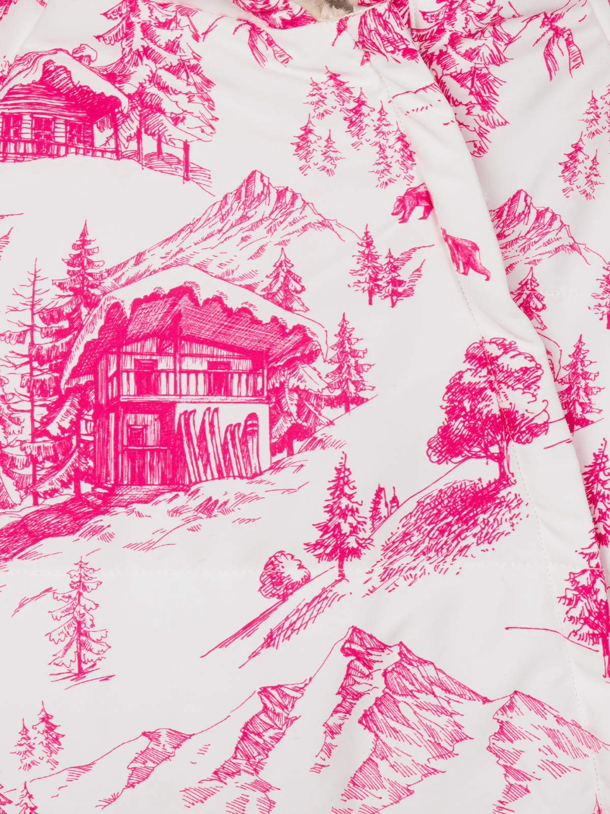 Tuta da neve Glace con stampa toile de jouy - Image 3
