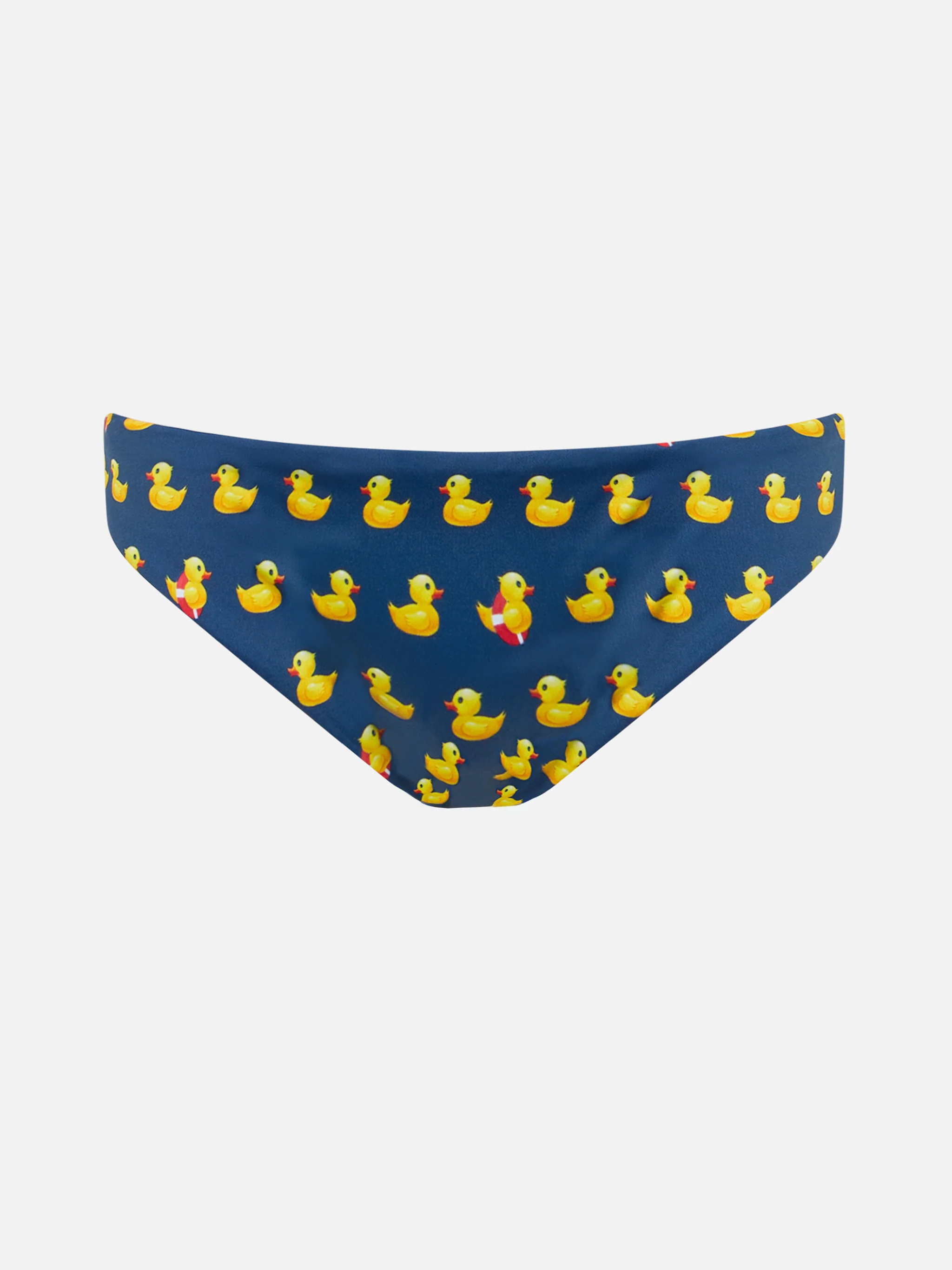 Slip da bagno da bambina con stampa fiocco e paperelle - Image 2