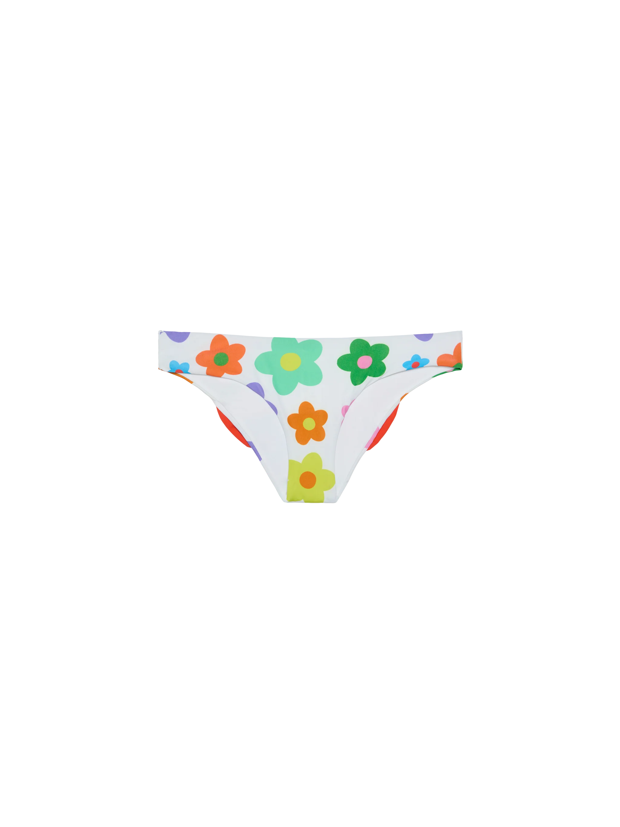 Slip da bagno da bambina con stampa fiori - Image 2