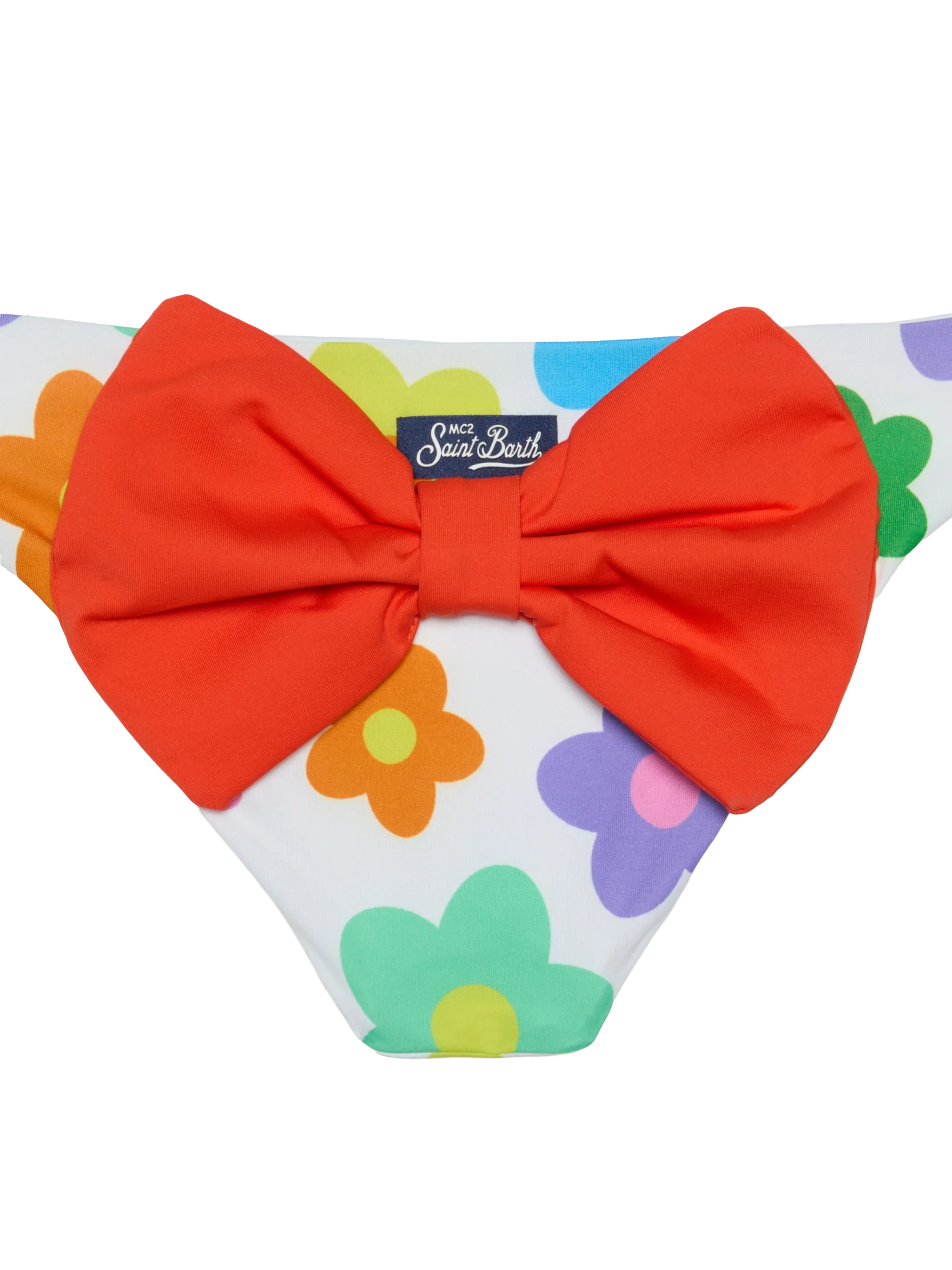 Slip da bagno da bambina con stampa fiori - Image 3