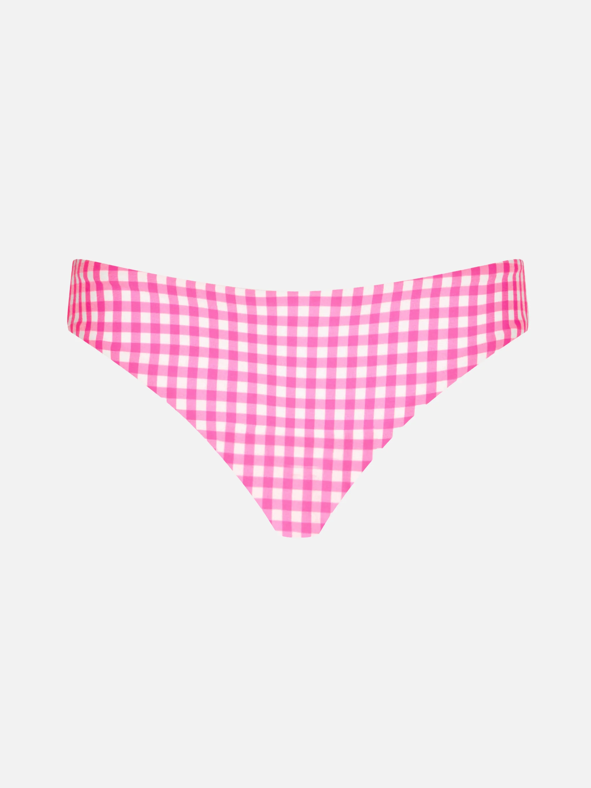 Slip da bagno da bambina con stampa vichy - Image 2