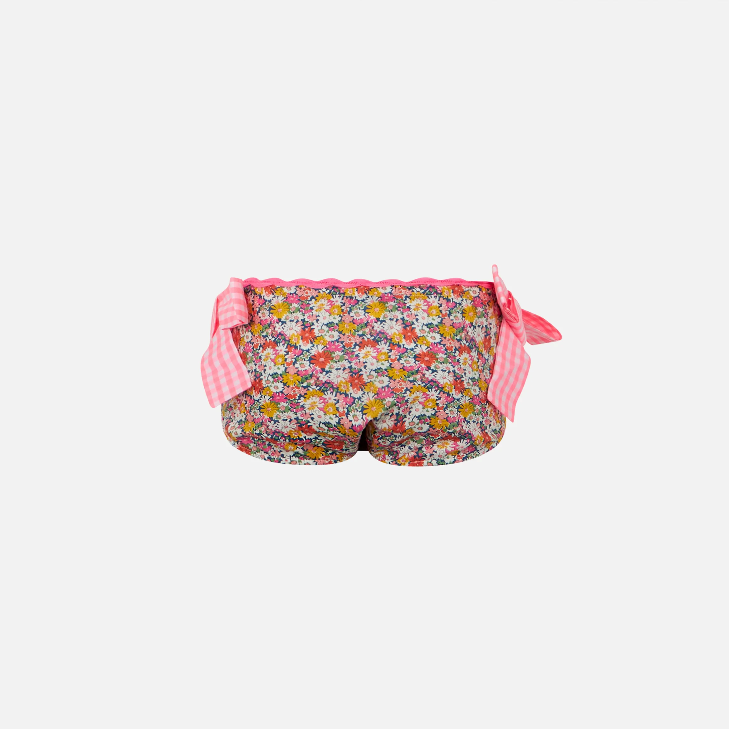 Slip da bagno da bambina con fantasia fiori multicolore - Image 2