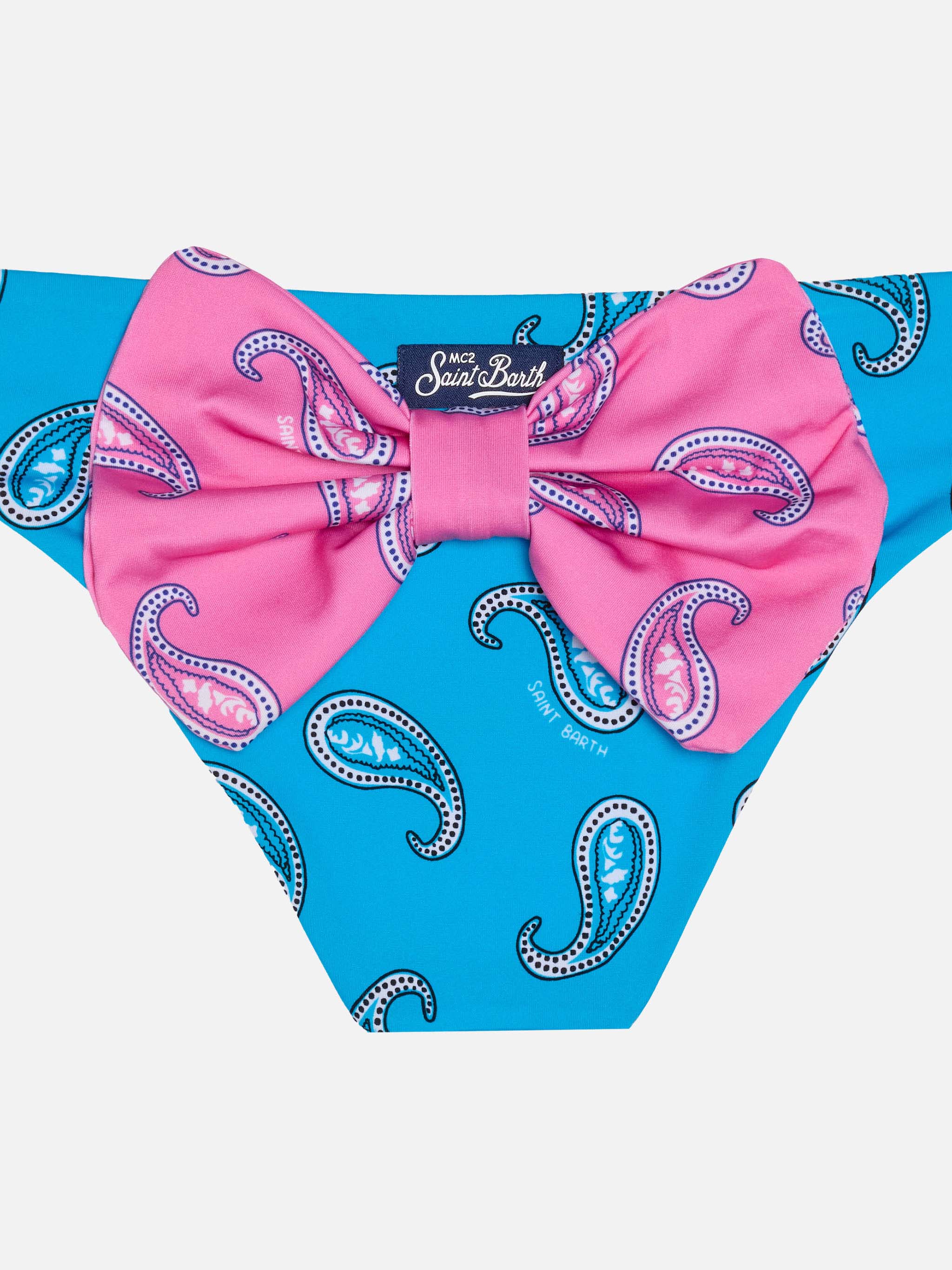 Slip da bagno da bambina con stampa paisley - Image 3