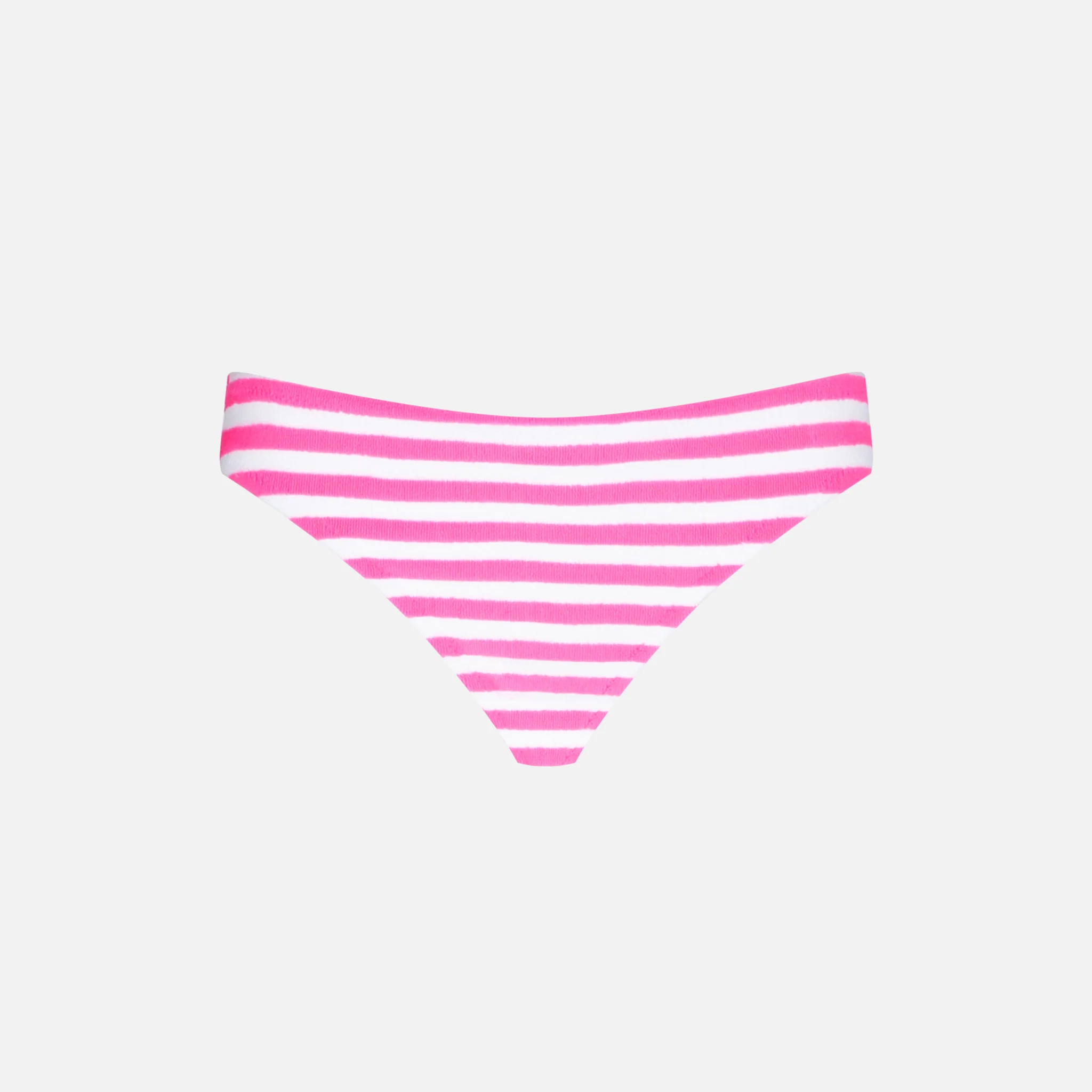 Slip da bagno da bambina a righe rosa e bianche - Image 2
