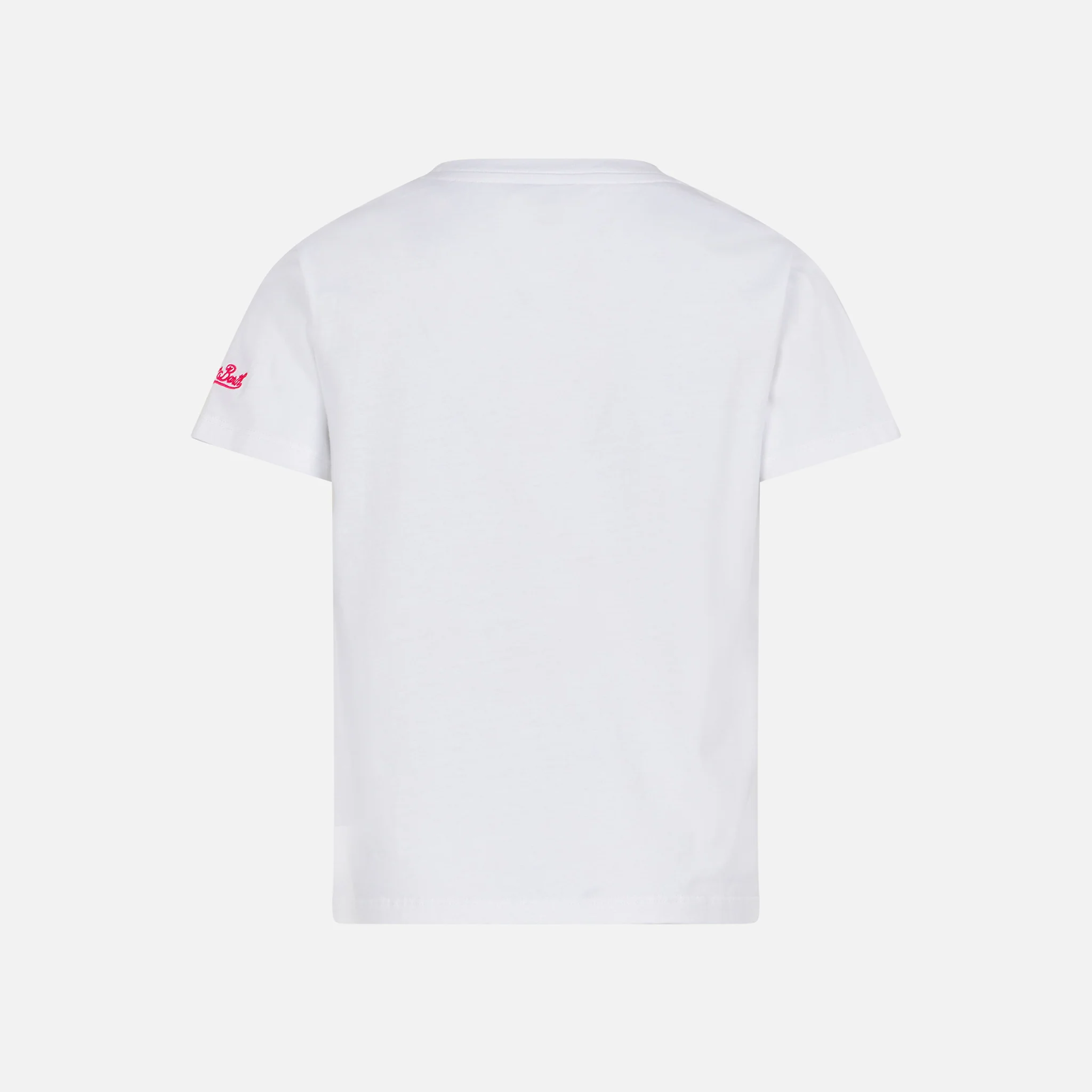 T-shirt da bambina in cotone con stampa Saint Barth - Image 3