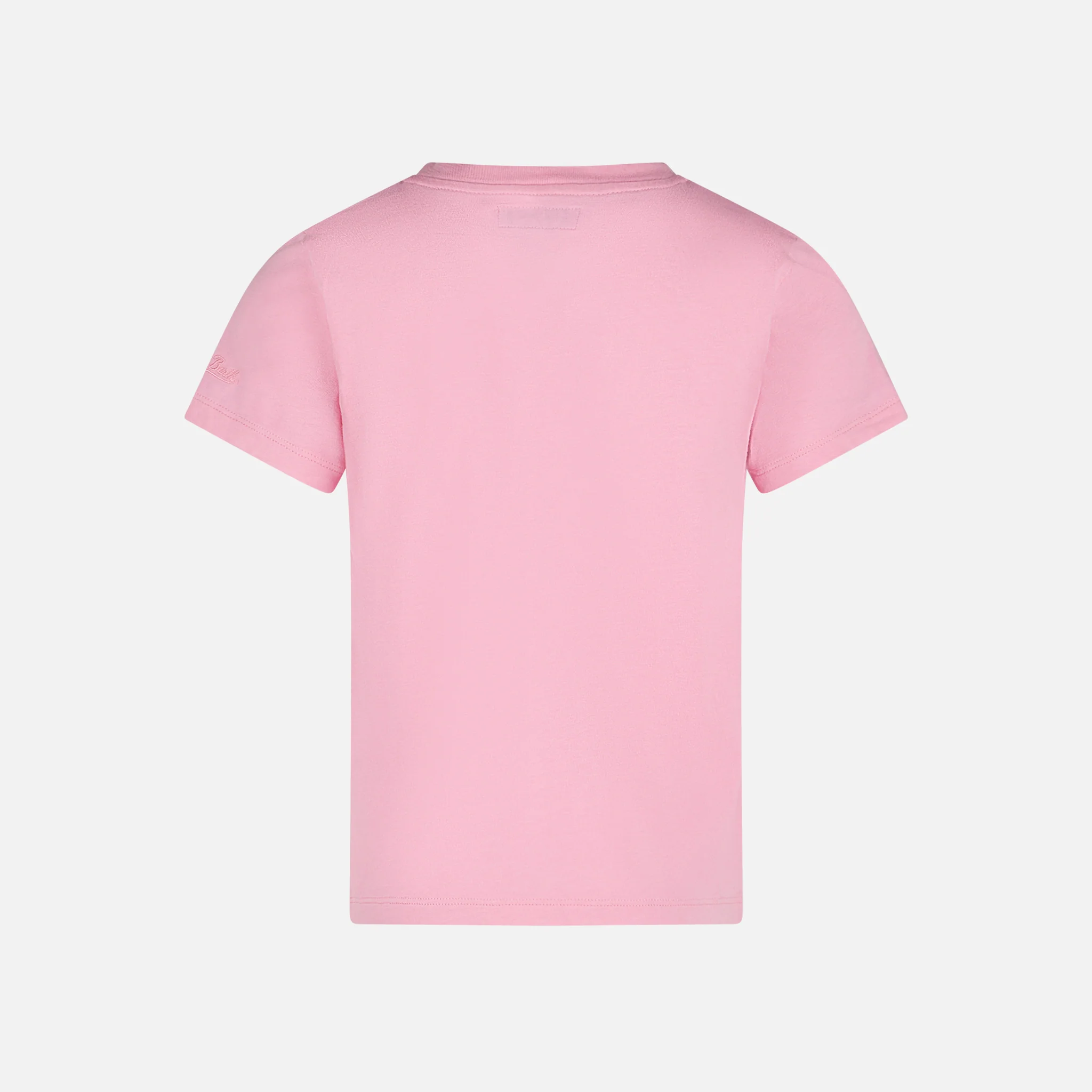 T-shirt da bambina con logo Saint Barth e margherita - Image 3