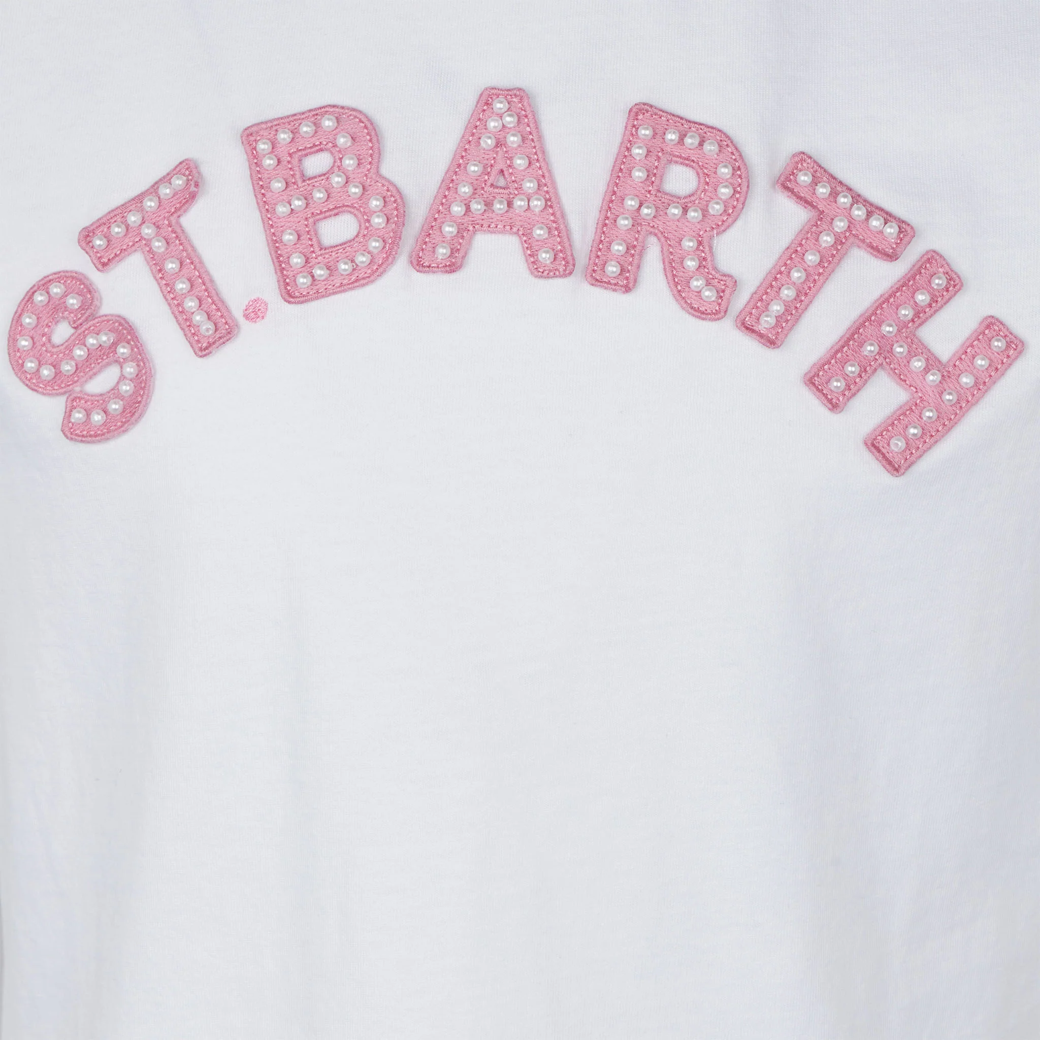 T-shirt da bambina con patch St. Barth - Image 2
