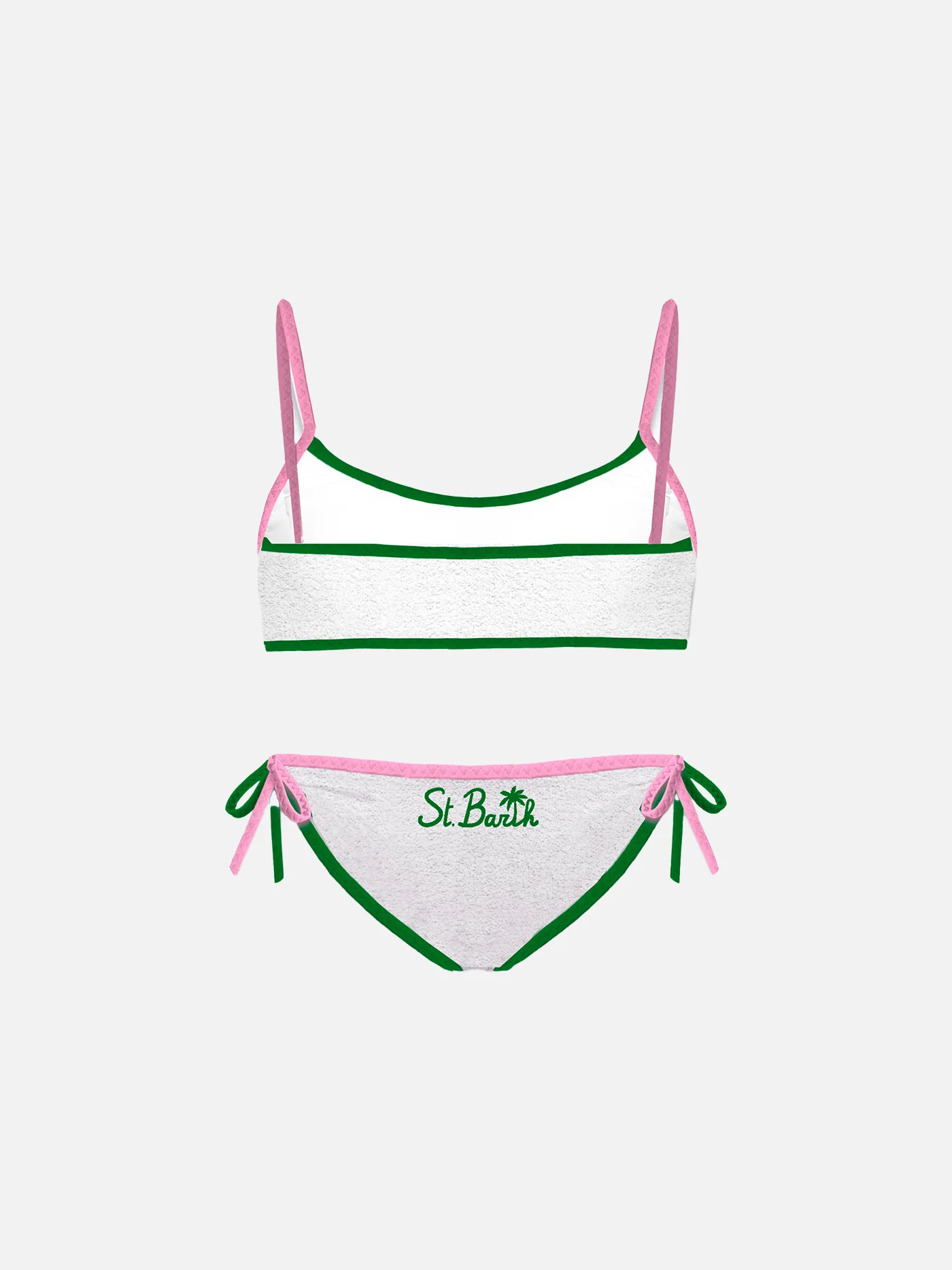 Bikini da bambina a bralette in spugna - Image 2