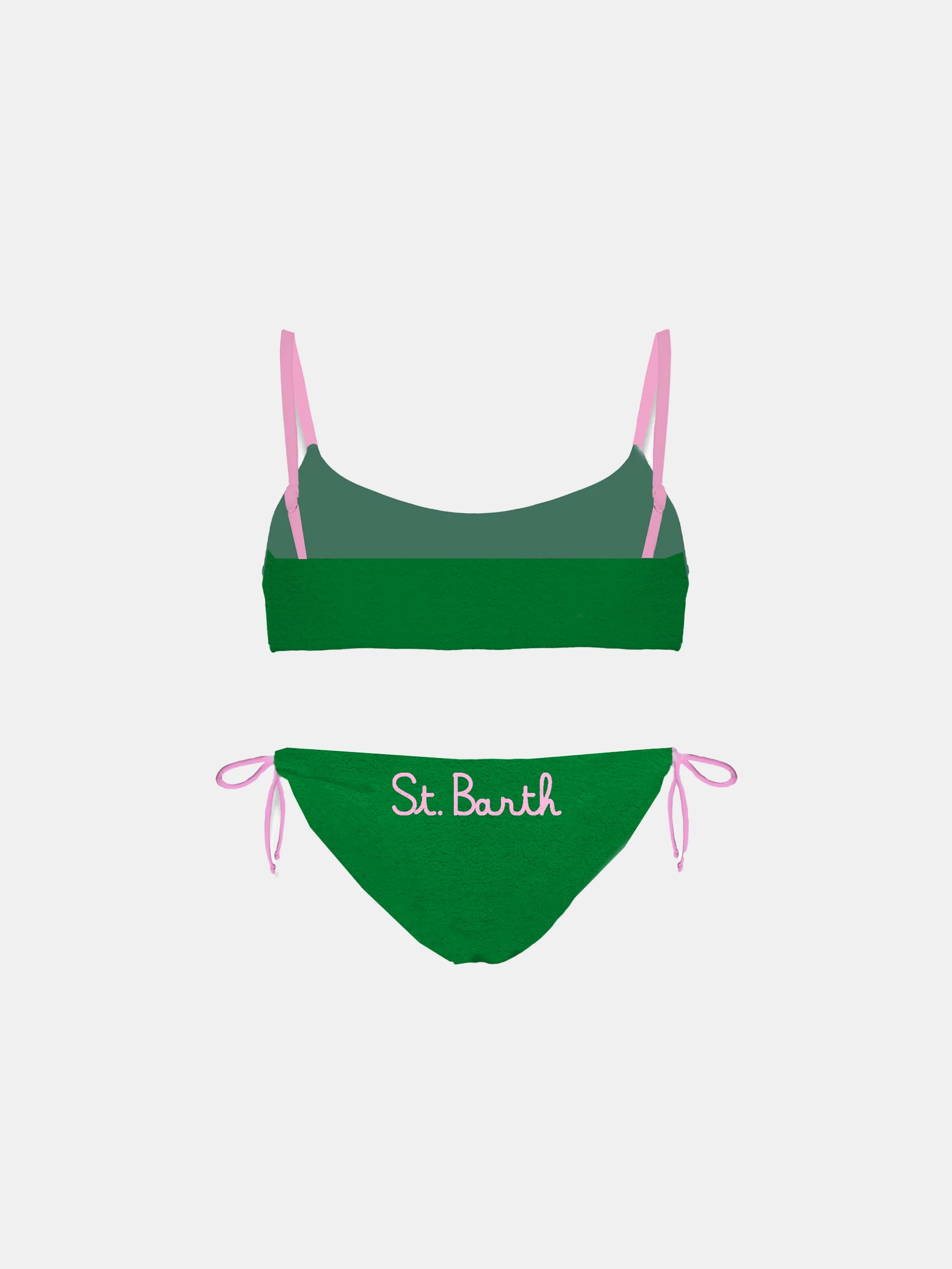Bikini da bambina a bralette in spugna - Image 2