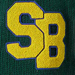 Bomber in maglia verde stile college - Image 4