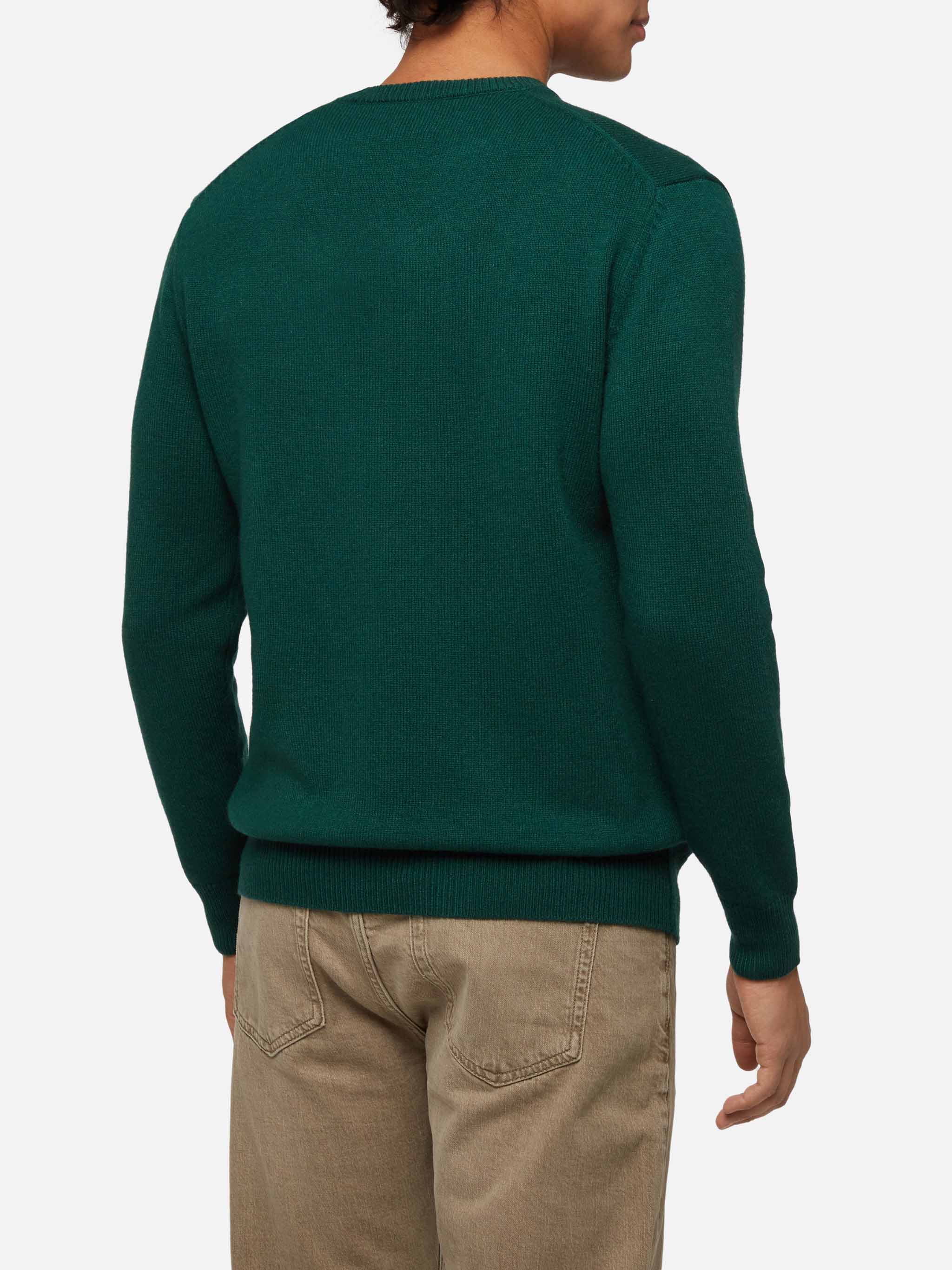 Maglione verde Heron con jacquard Snoopy | SNOOPY PEANUTS® SPECIAL EDITION - Image 3