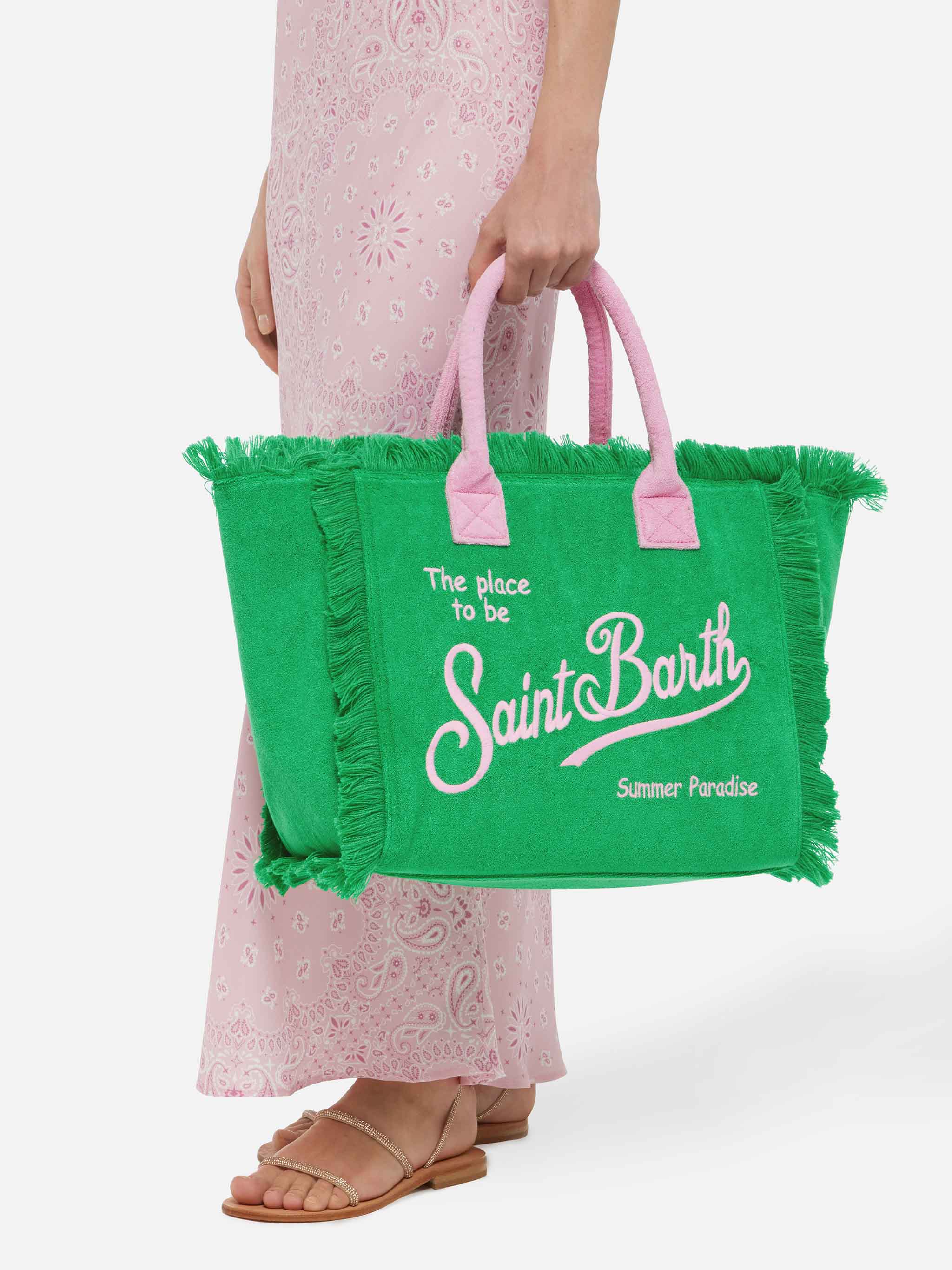 Borsa a spalla Vanity Sponge in spugna verde - Image 2
