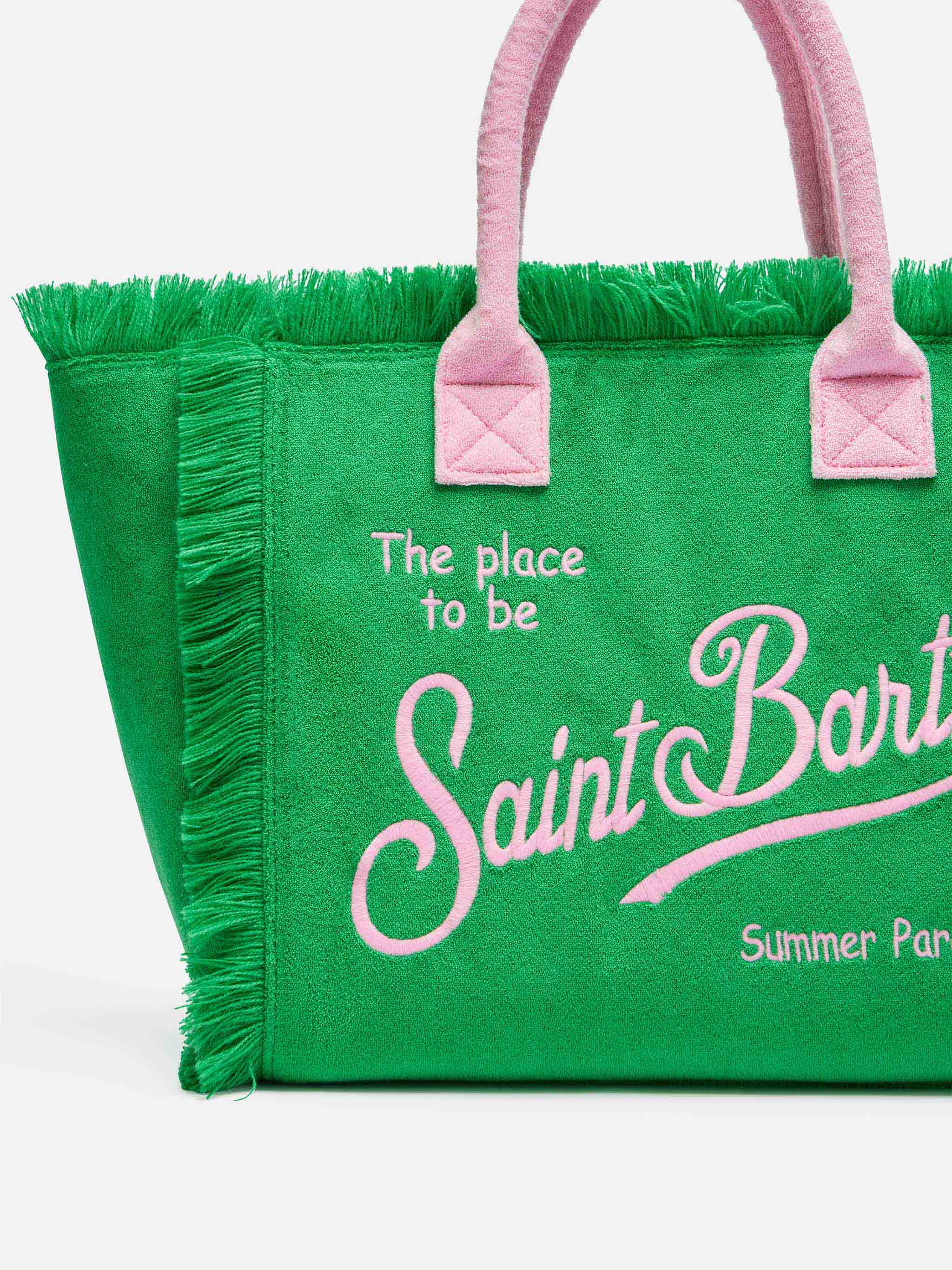 Borsa a spalla Vanity Sponge in spugna verde - Image 3