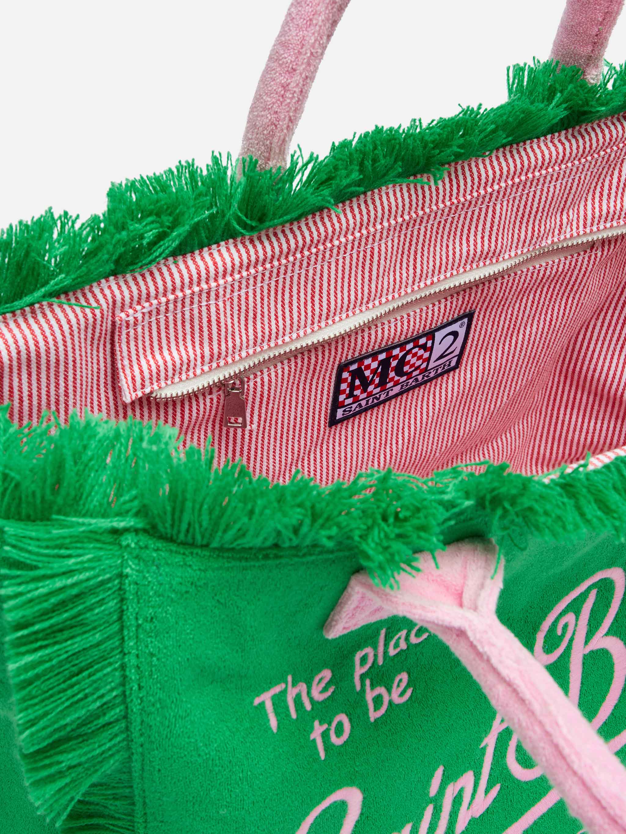 Borsa a spalla Vanity Sponge in spugna verde - Image 6