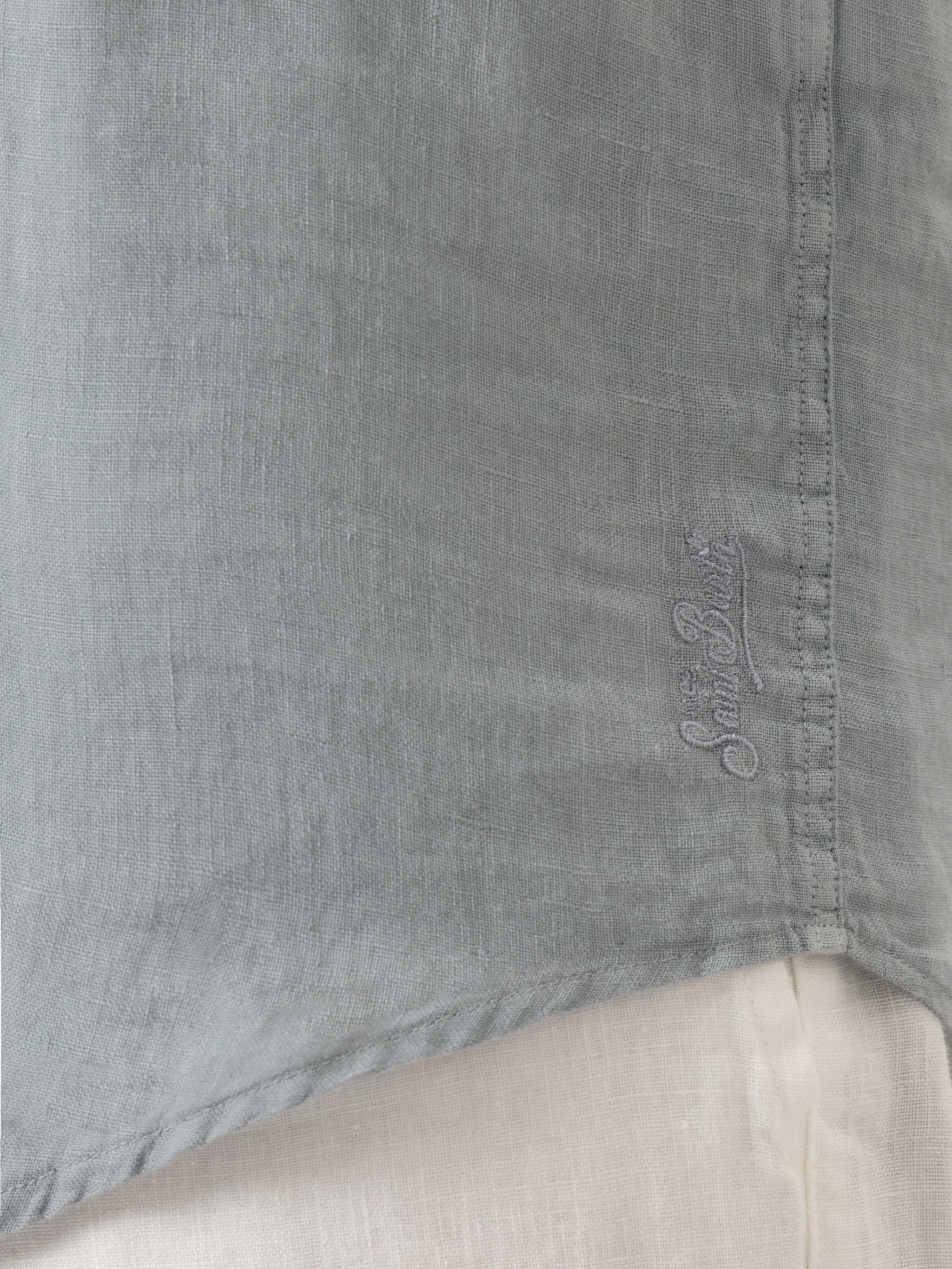 Camicia Pamplona in lino grigio - Image 2