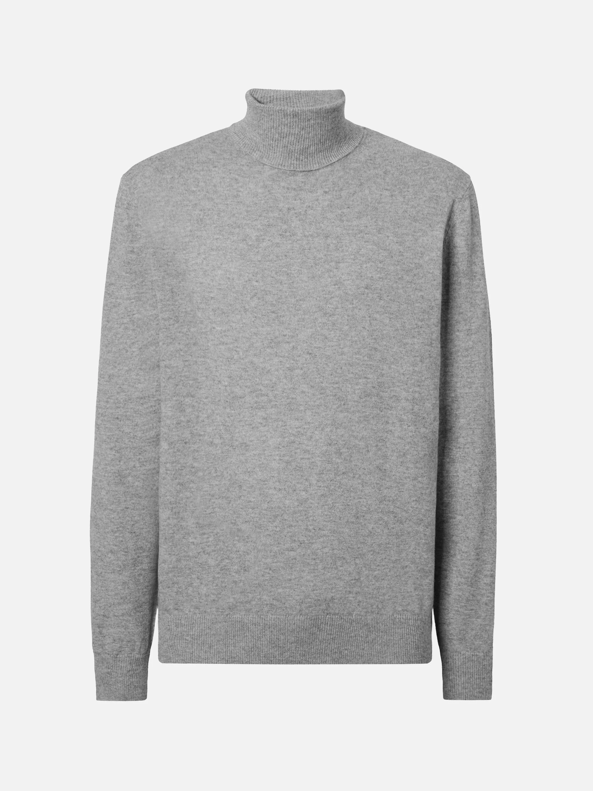 Dolcevita Bond in lana merino cashmere grigio melange - Image 5