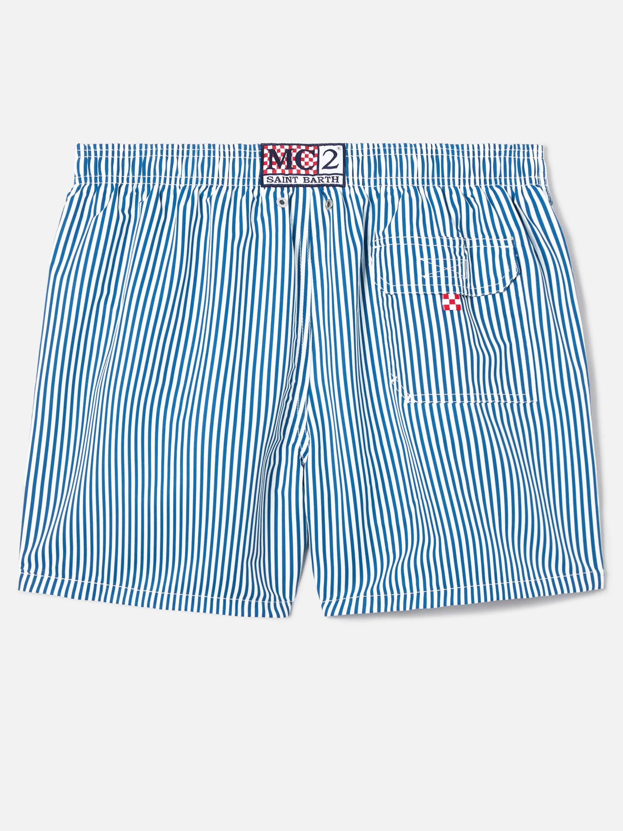 Costume mare Gustavia a righe blu con ricamo Sapore di Mare | Special Edition - Image 2