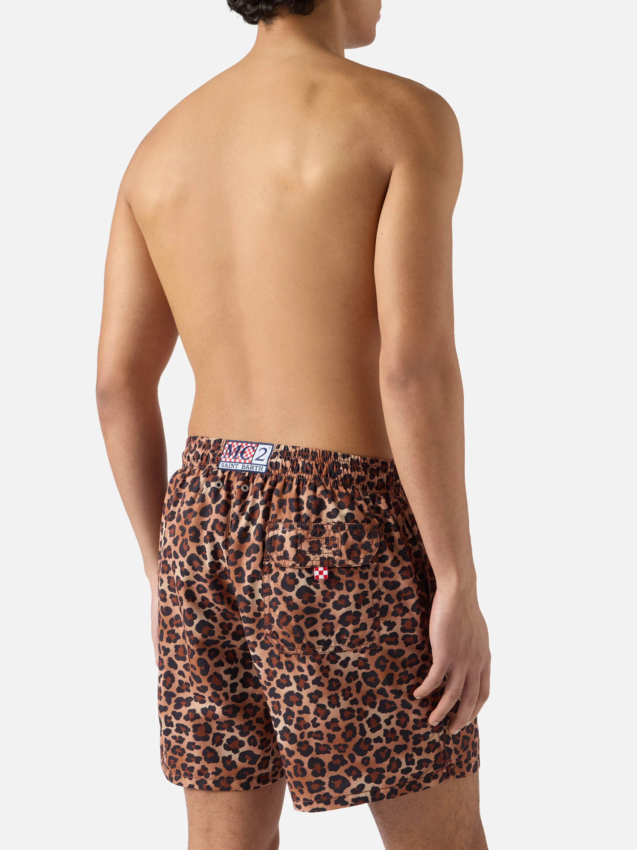 Costume mare Gustavia con stampa leopardata - Image 5