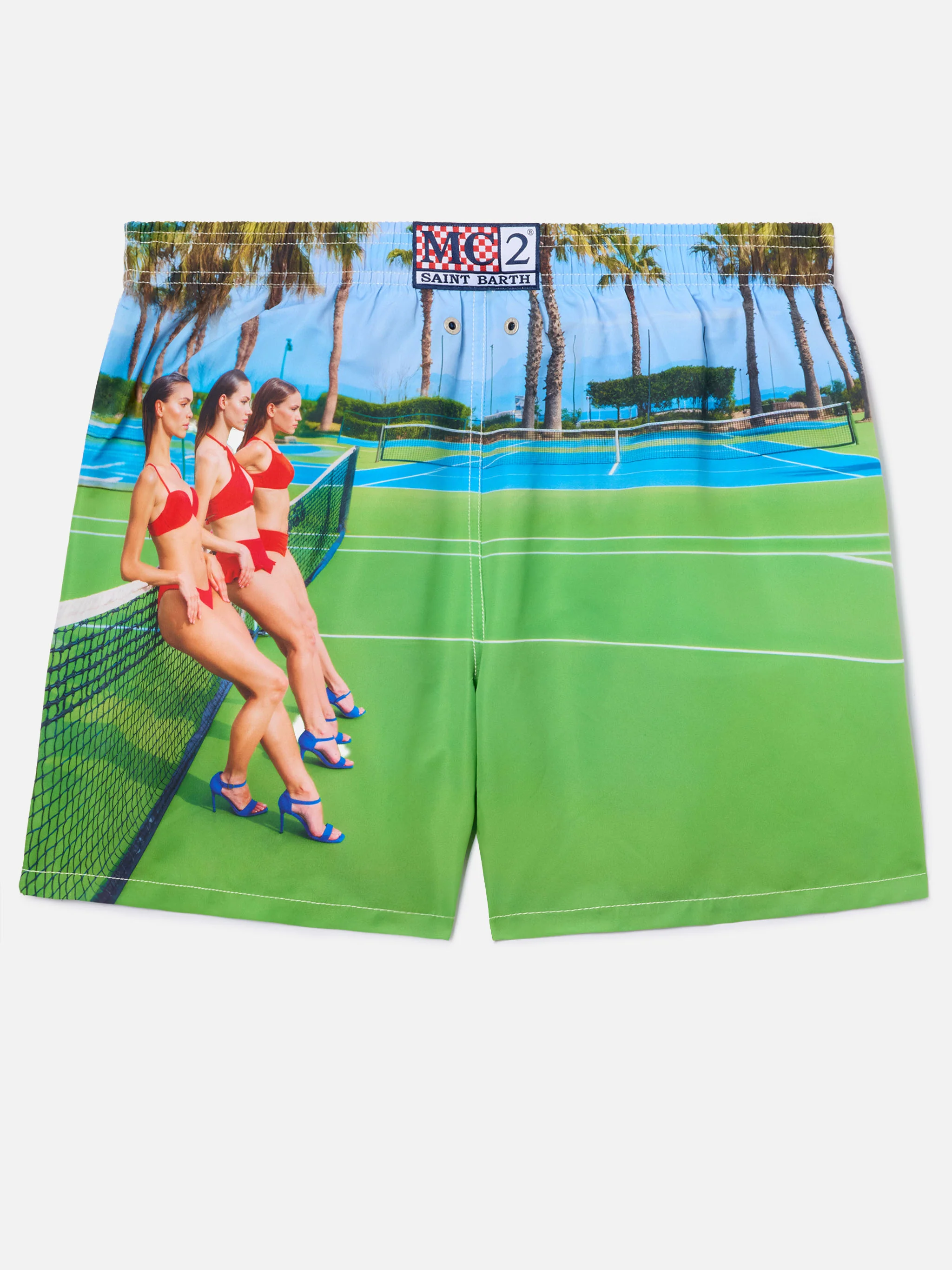 Costume mare Gustavia con stampa St. Barth Tennis | Special Edition - Image 2