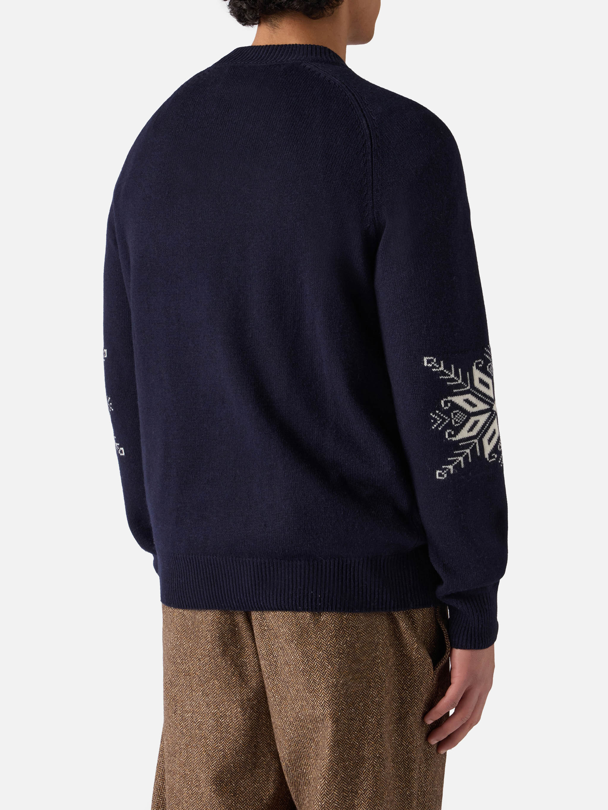 Mezzo dolcevita con stampa Alpine jacquard - Image 3