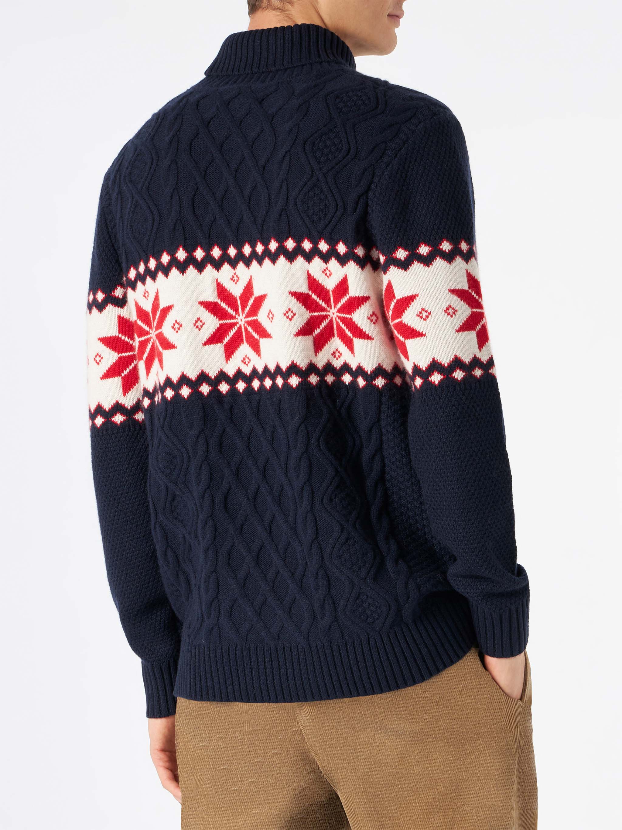 Maglione mezzo collo alto con scritta Bombardino - Image 3