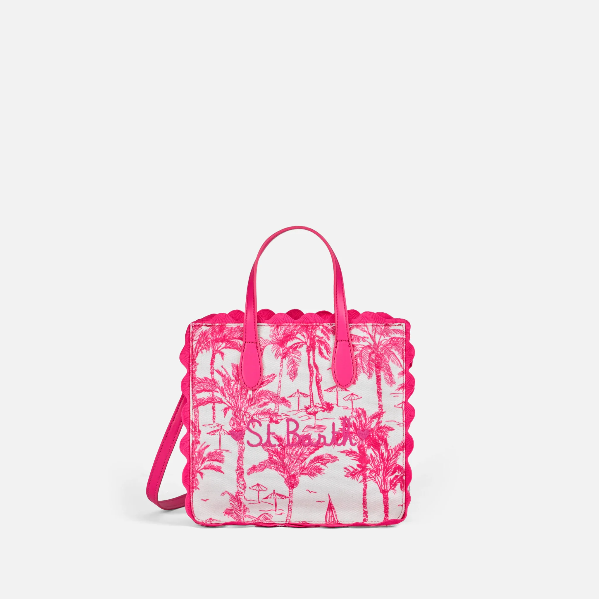 Borsa Vivian in cotone con stampa toile de jouy - Image 3