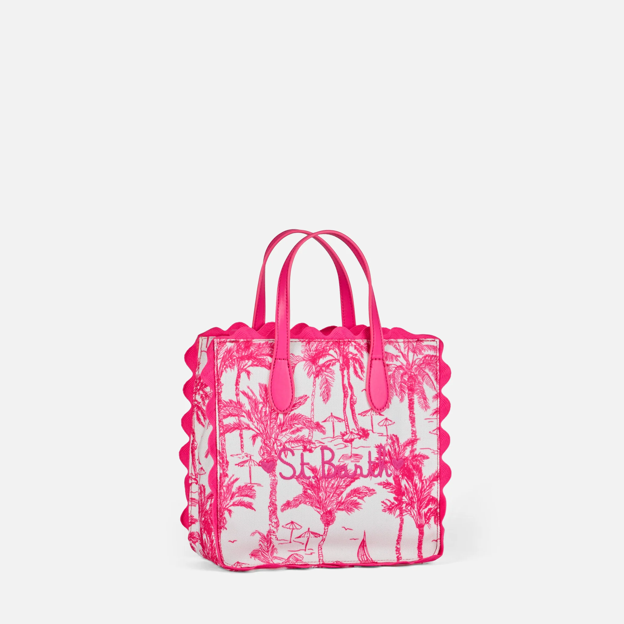 Borsa Vivian in cotone con stampa toile de jouy - Image 4