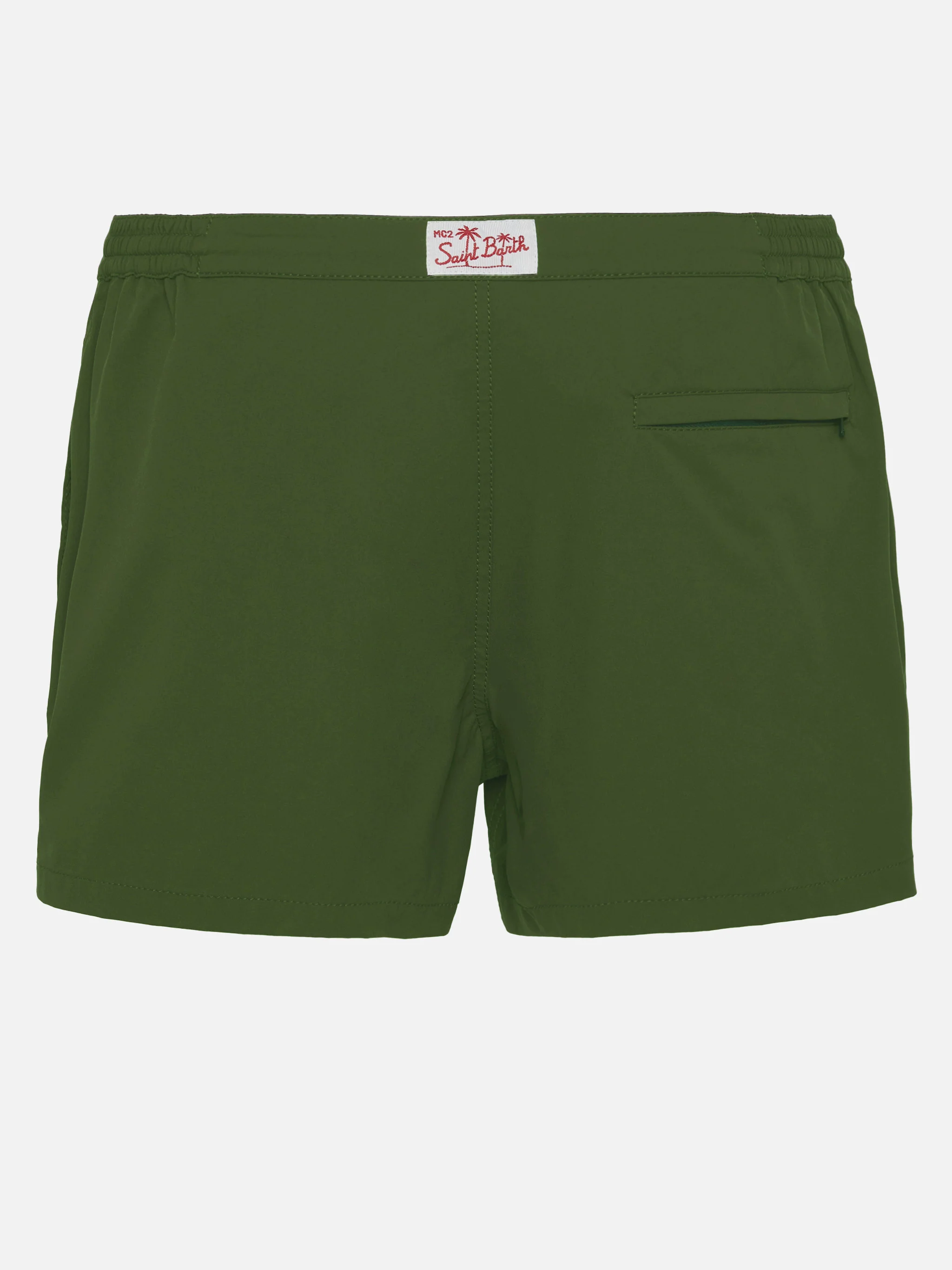 Costume mare Harrys verde militare a taglio aderente - Image 2