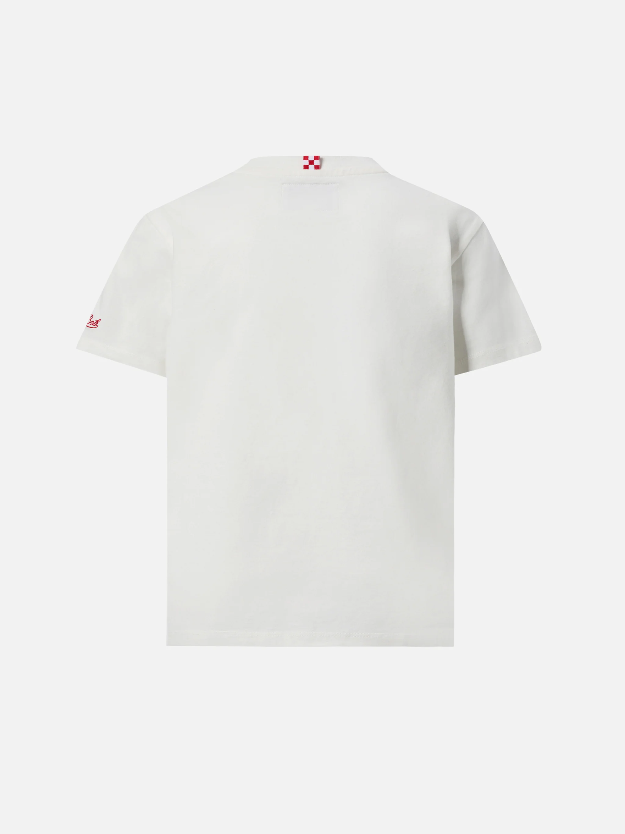 T-shirt in cotone pesante Cameron con stampa dinosauro skater - Image 3