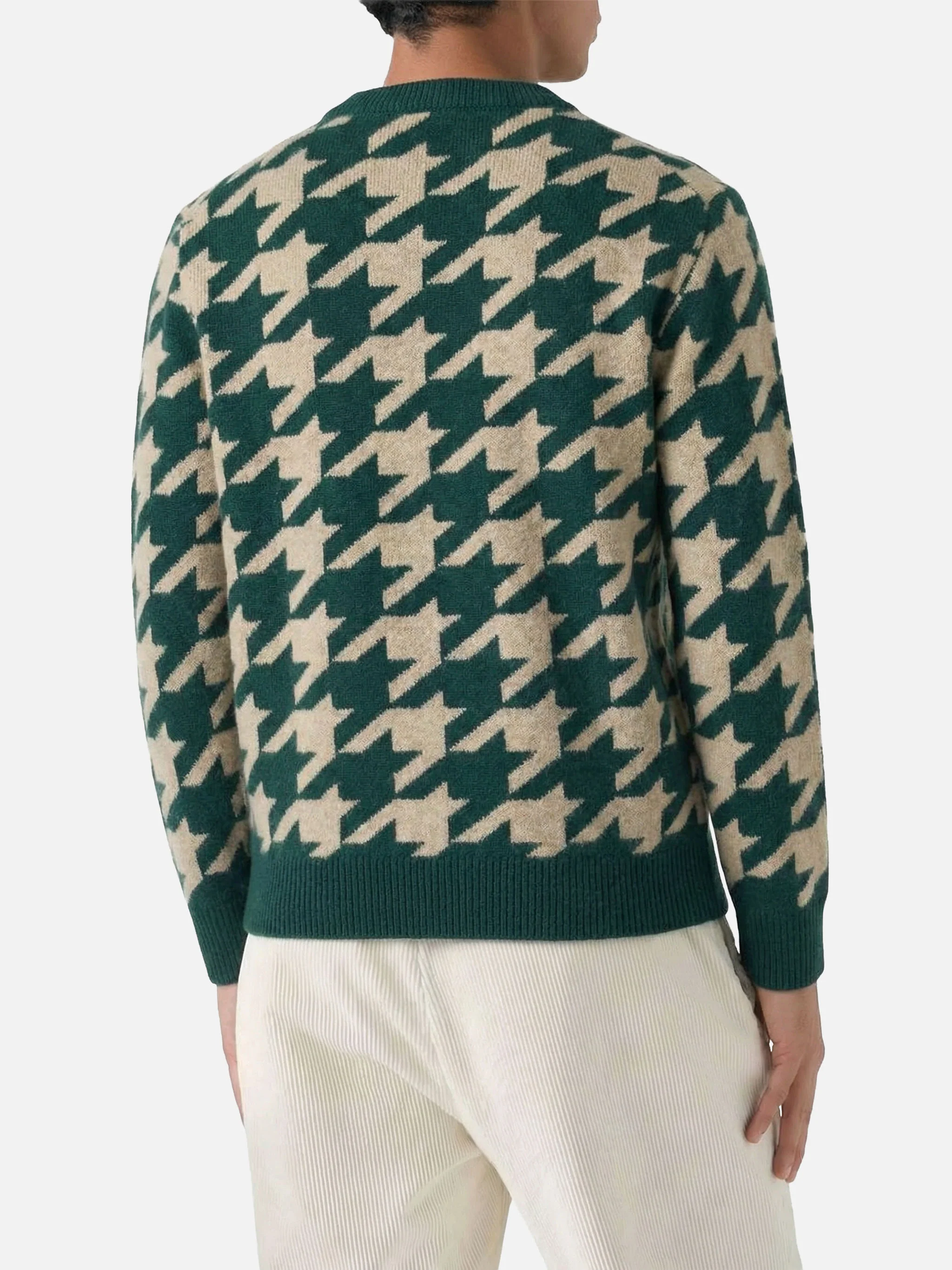 Maglione Heron P verde con lavorazione jacquard Snoopy | SNOOPY – EDIZIONE SPECIALE PEANUTS™ - Image 2