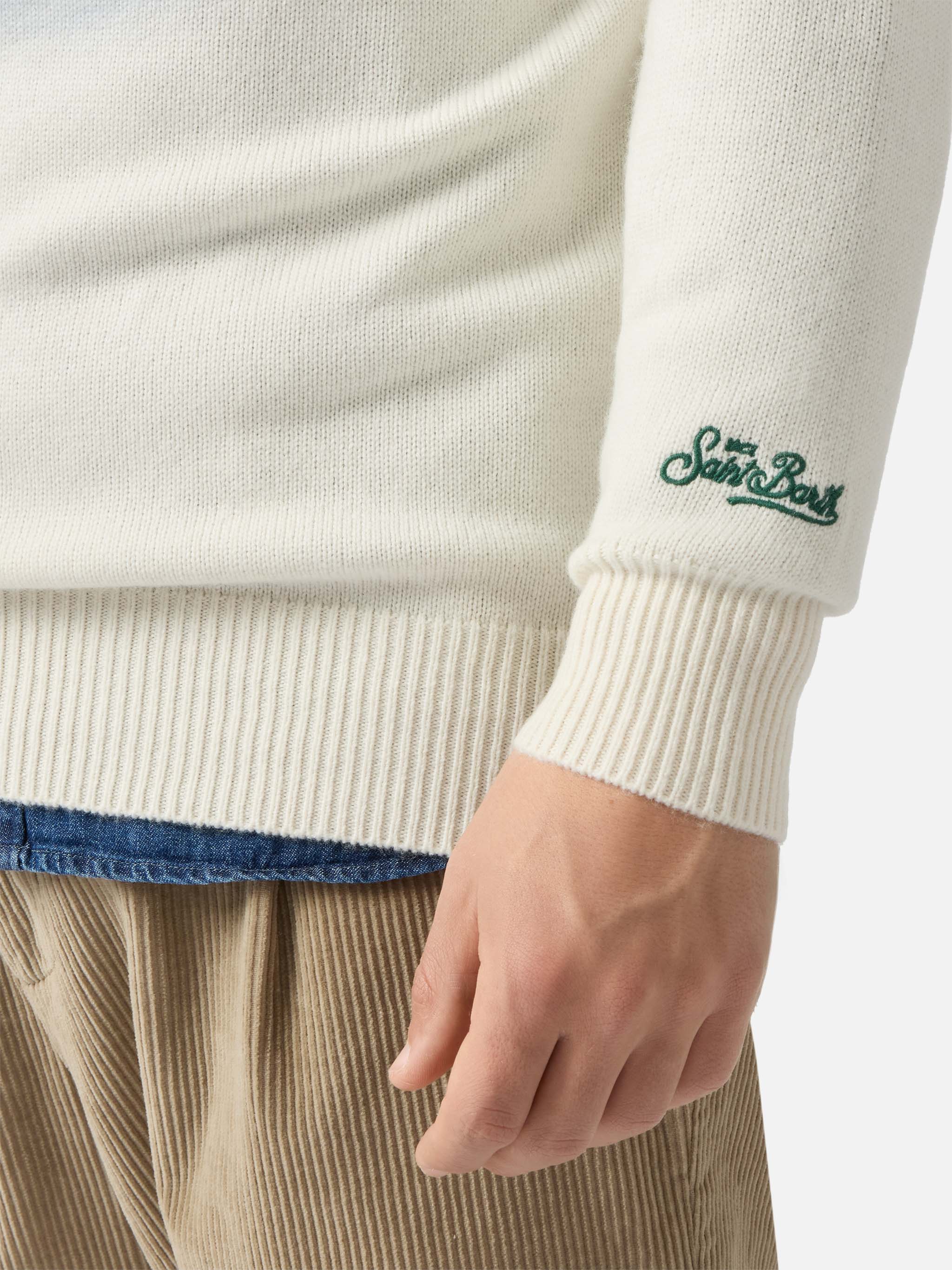 Maglione Heron Print con stampa Campiglio Road - Image 4