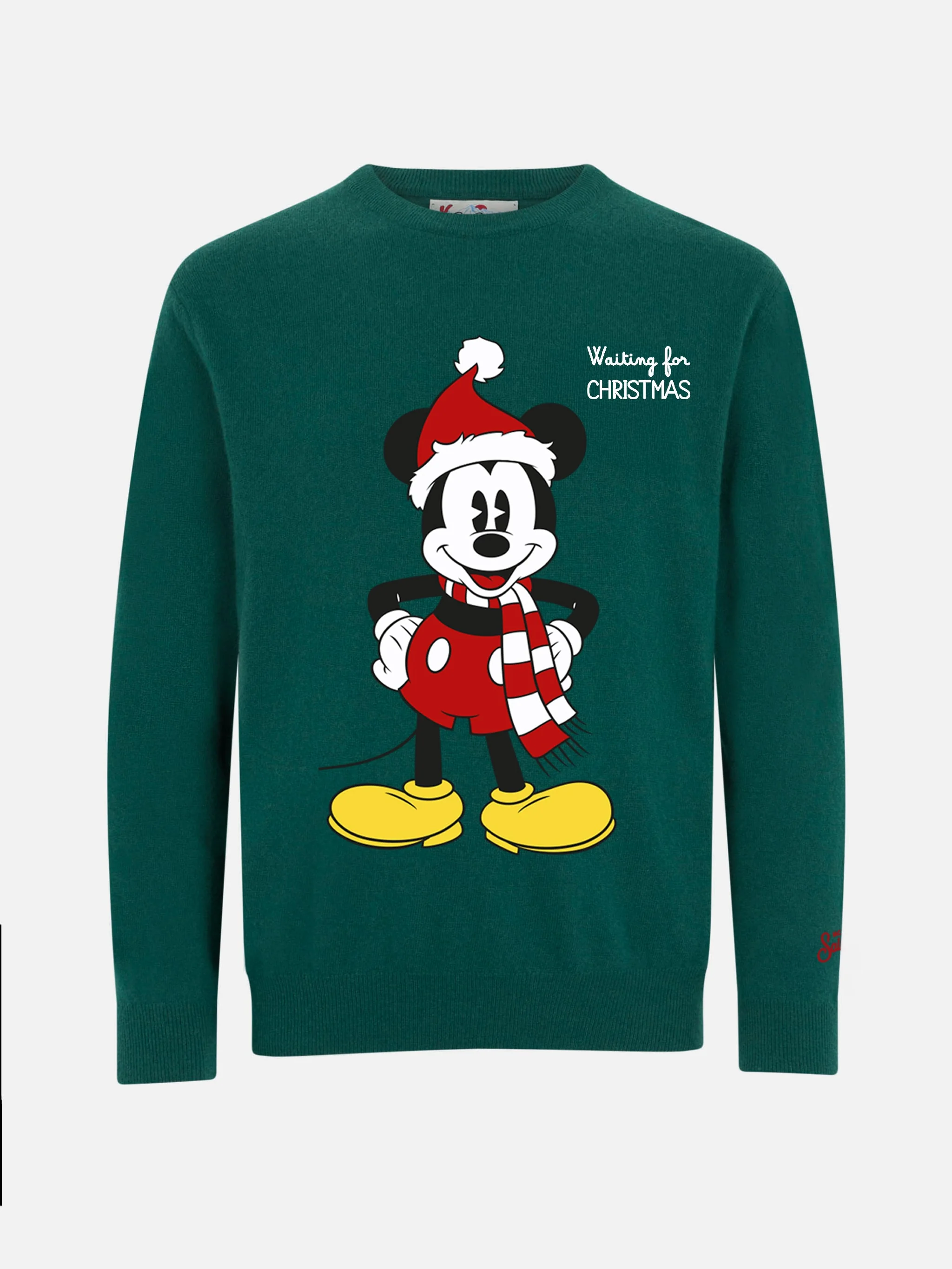 Maglione Heron verde con jacquard Mickey Mouse | DISNEY SPECIAL EDITION - Image 3