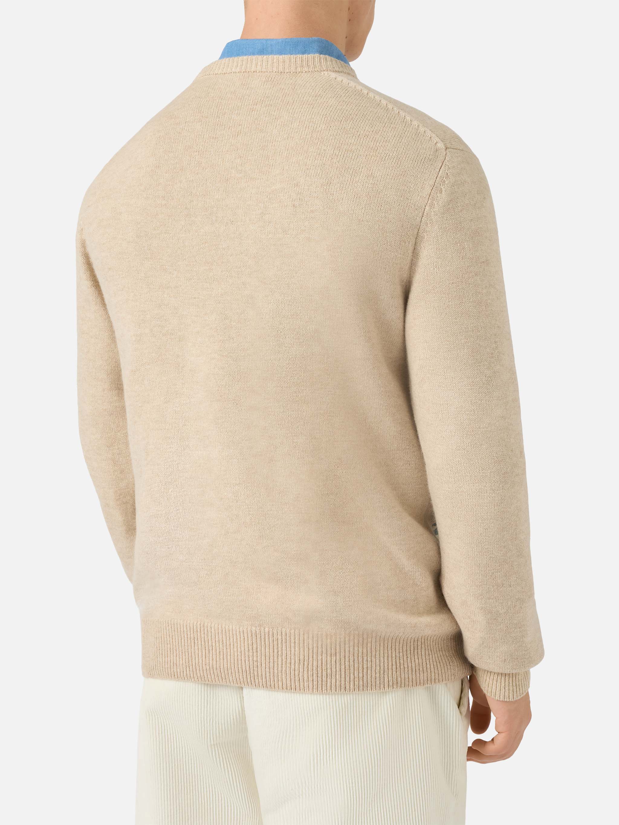 Maglione Heron con jacquard cartolina Courma - Image 3