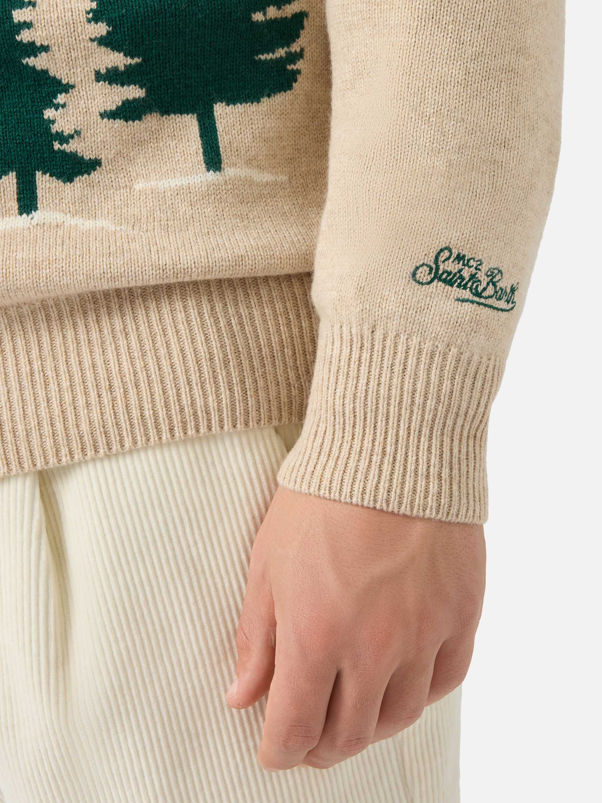 Maglione Heron con jacquard cartolina Courma - Image 4