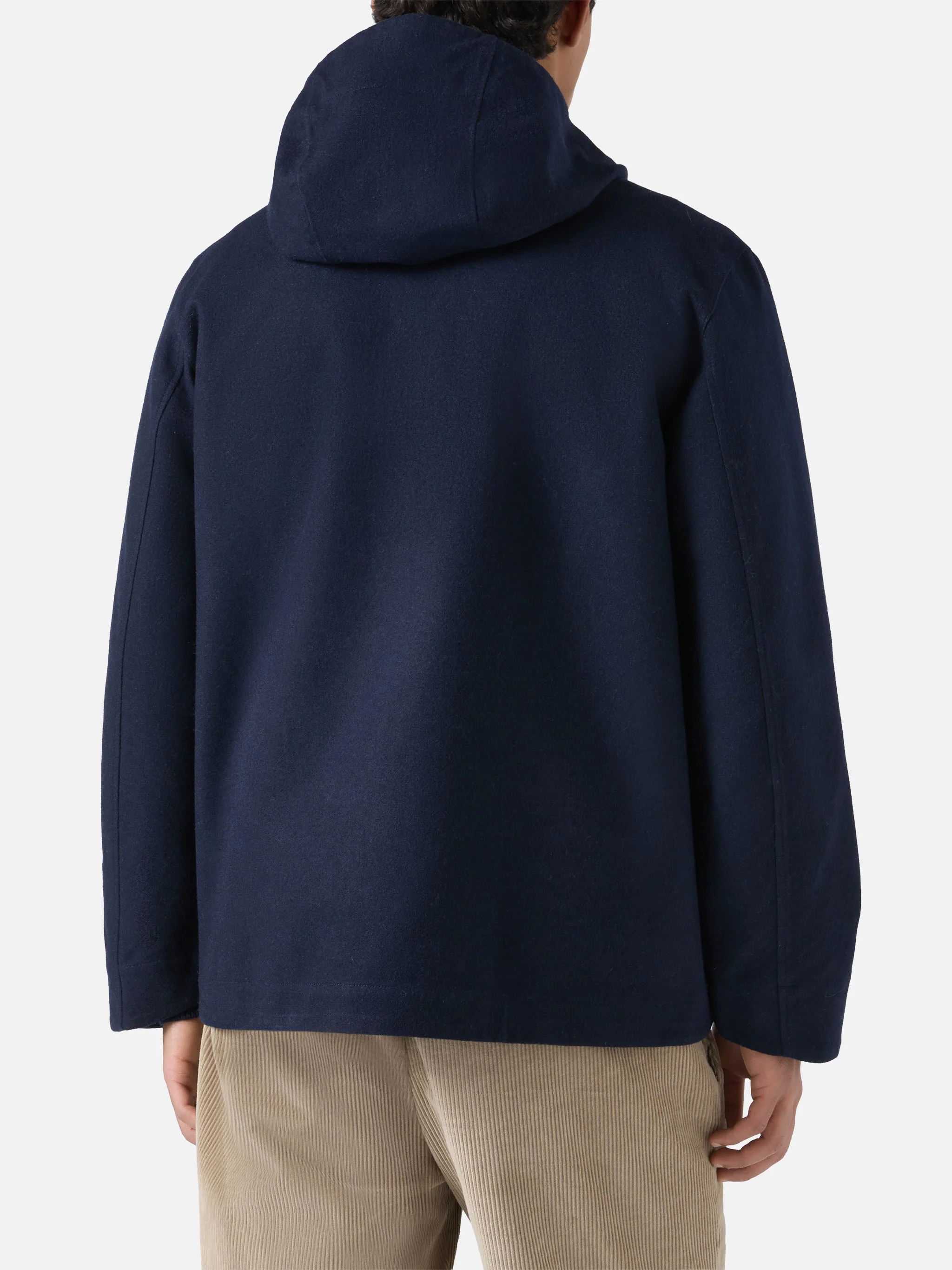 Giacca a vento Kauris blu navy con cappuccio - Image 3