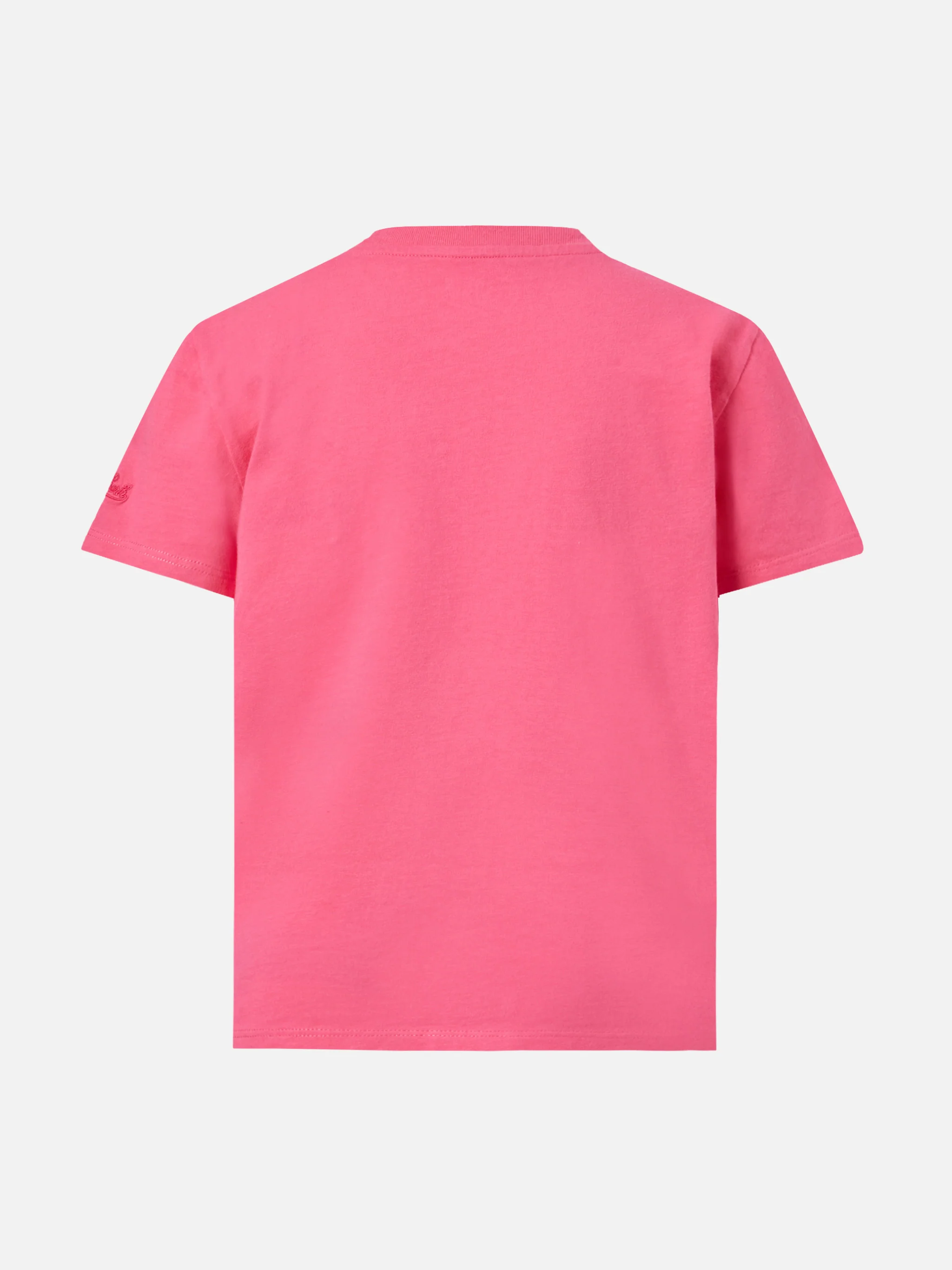T-shirt Elly fuchsia con ricamo - Image 3