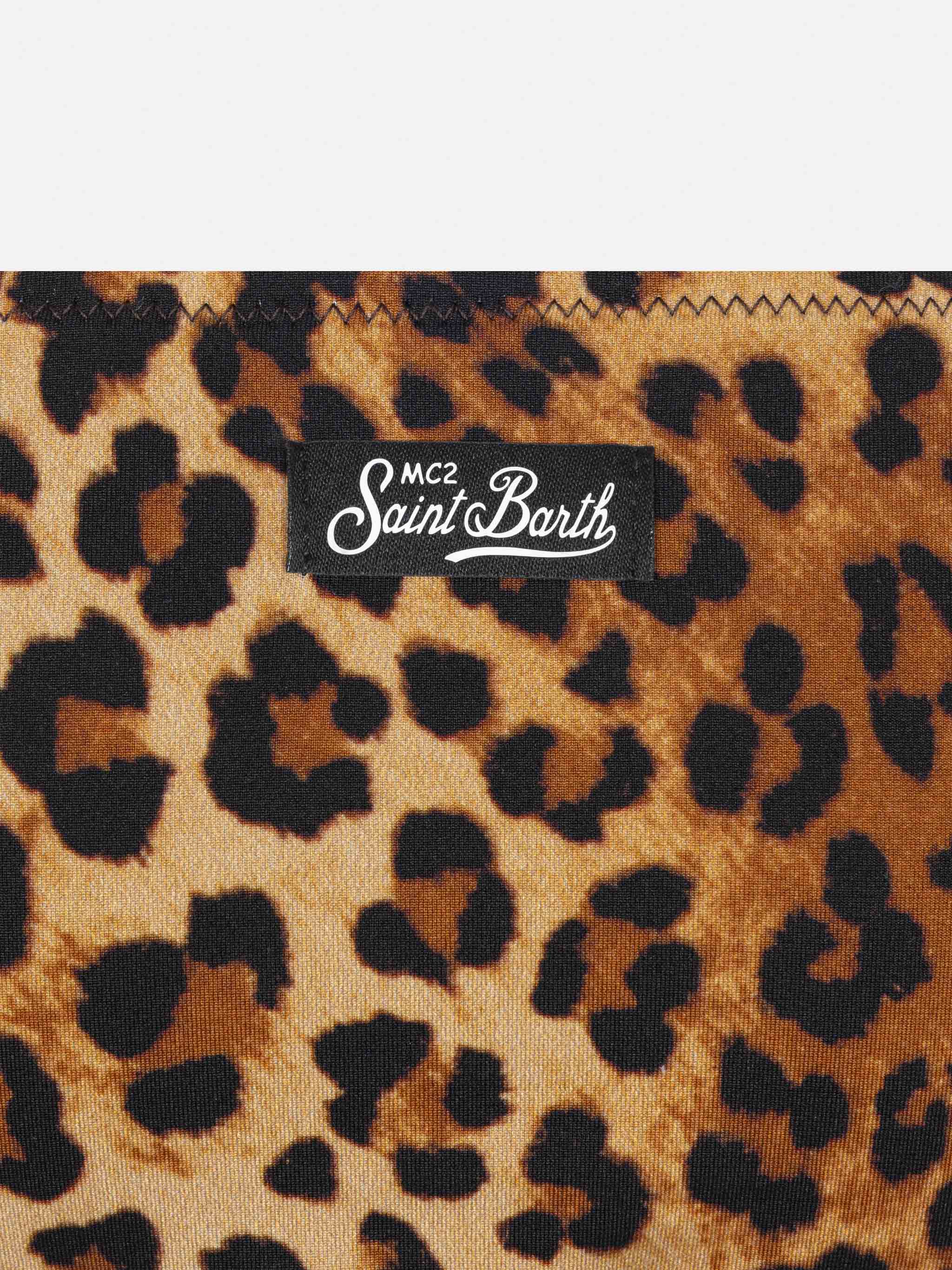Bikini bralette Jaiden con stampa animalier - Image 3