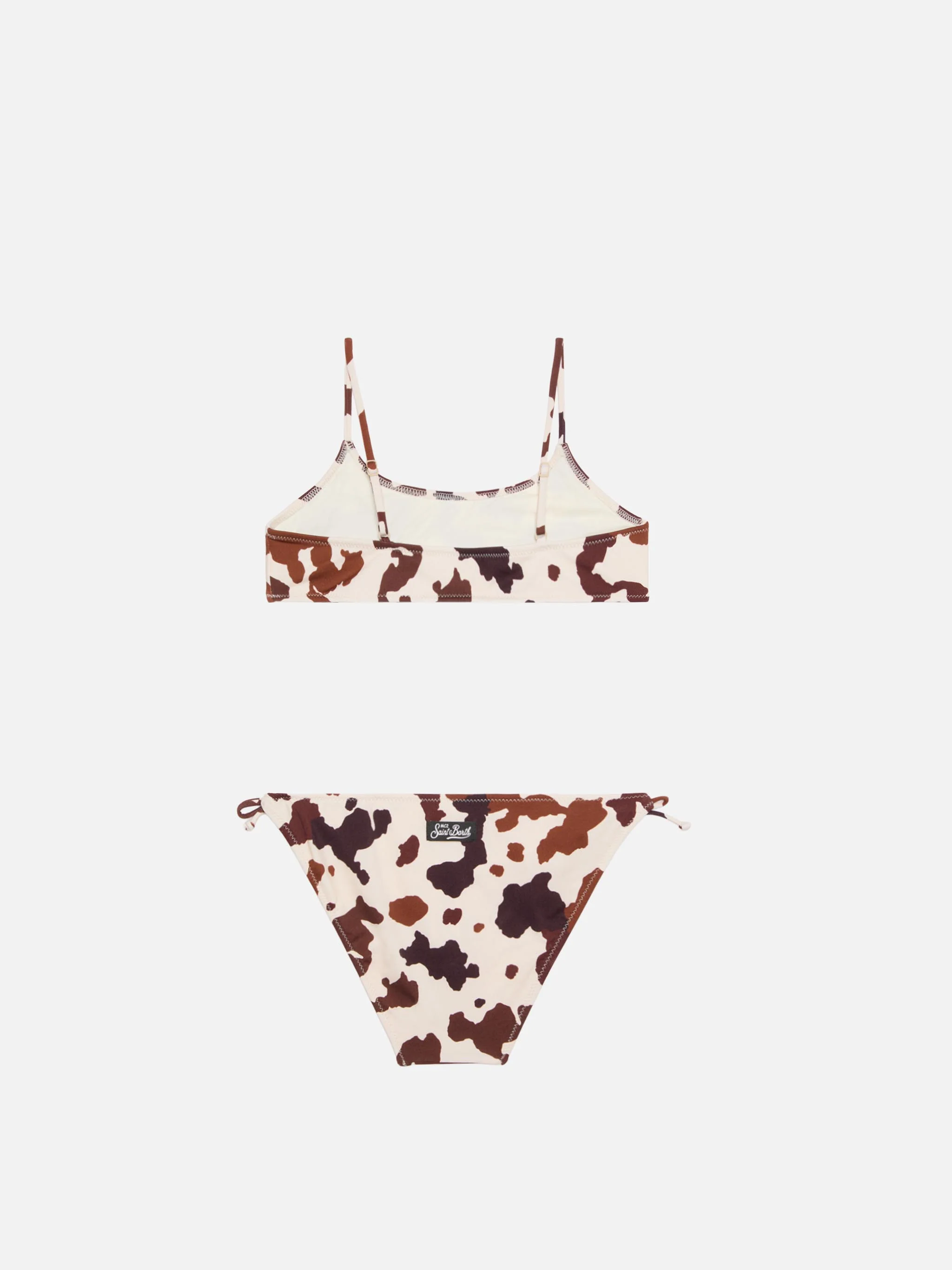 Bikini bralette Jaiden con stampa muccata - Image 2