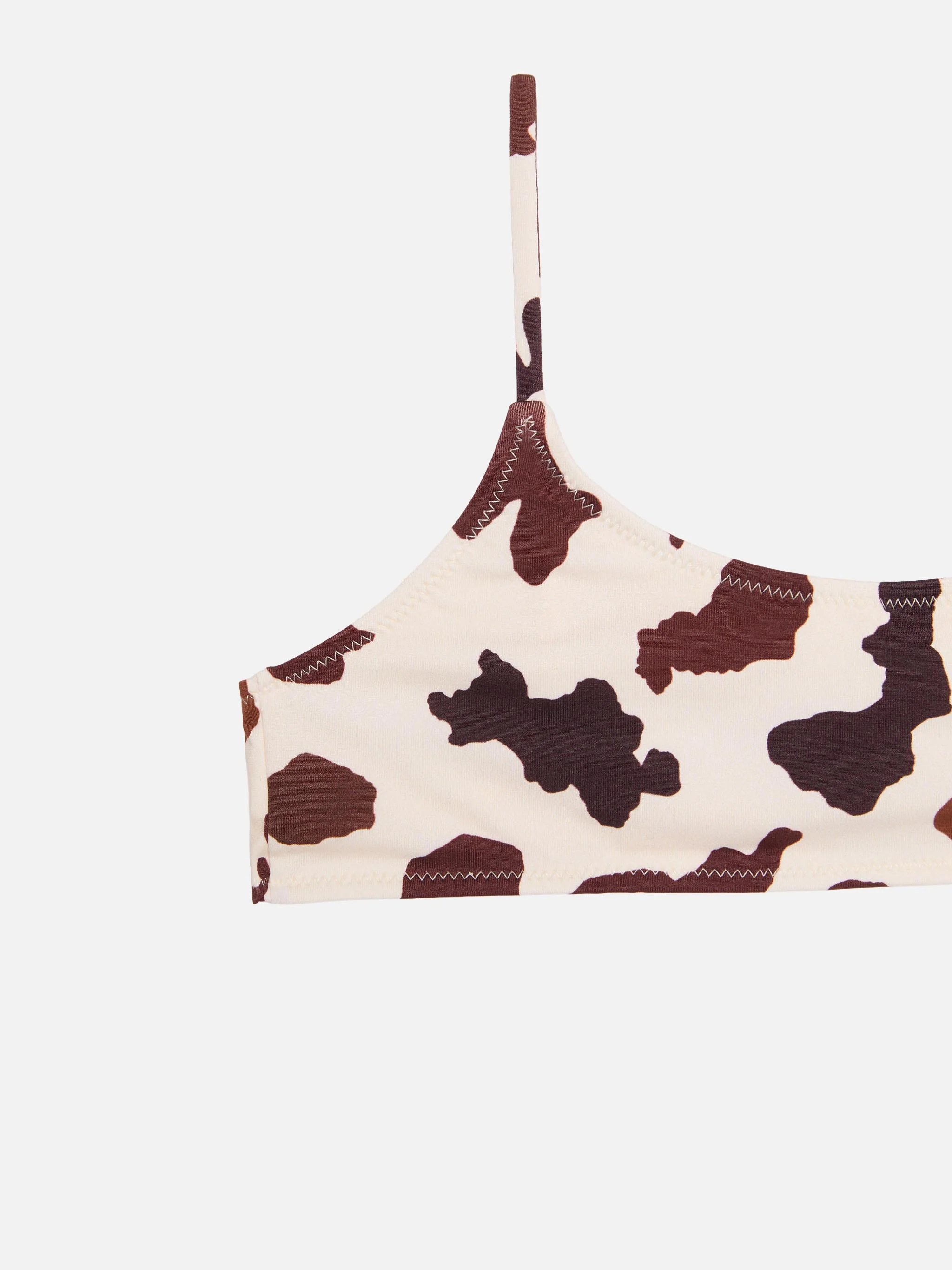 Bikini bralette Jaiden con stampa muccata - Image 3